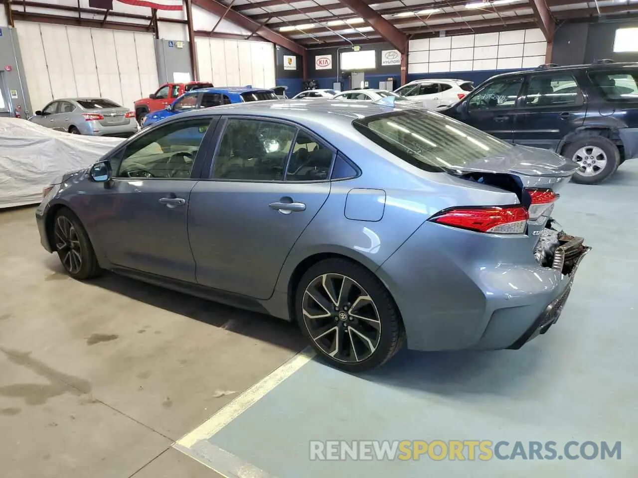 2 Photograph of a damaged car JTDS4RCE3LJ013266 TOYOTA COROLLA 2020