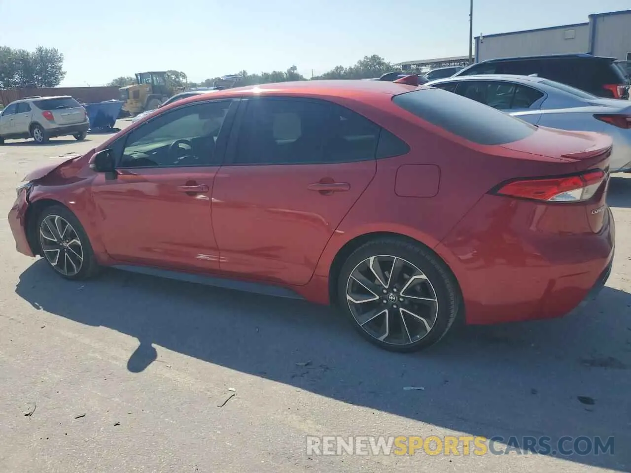 2 Photograph of a damaged car JTDS4RCE3LJ018337 TOYOTA COROLLA 2020