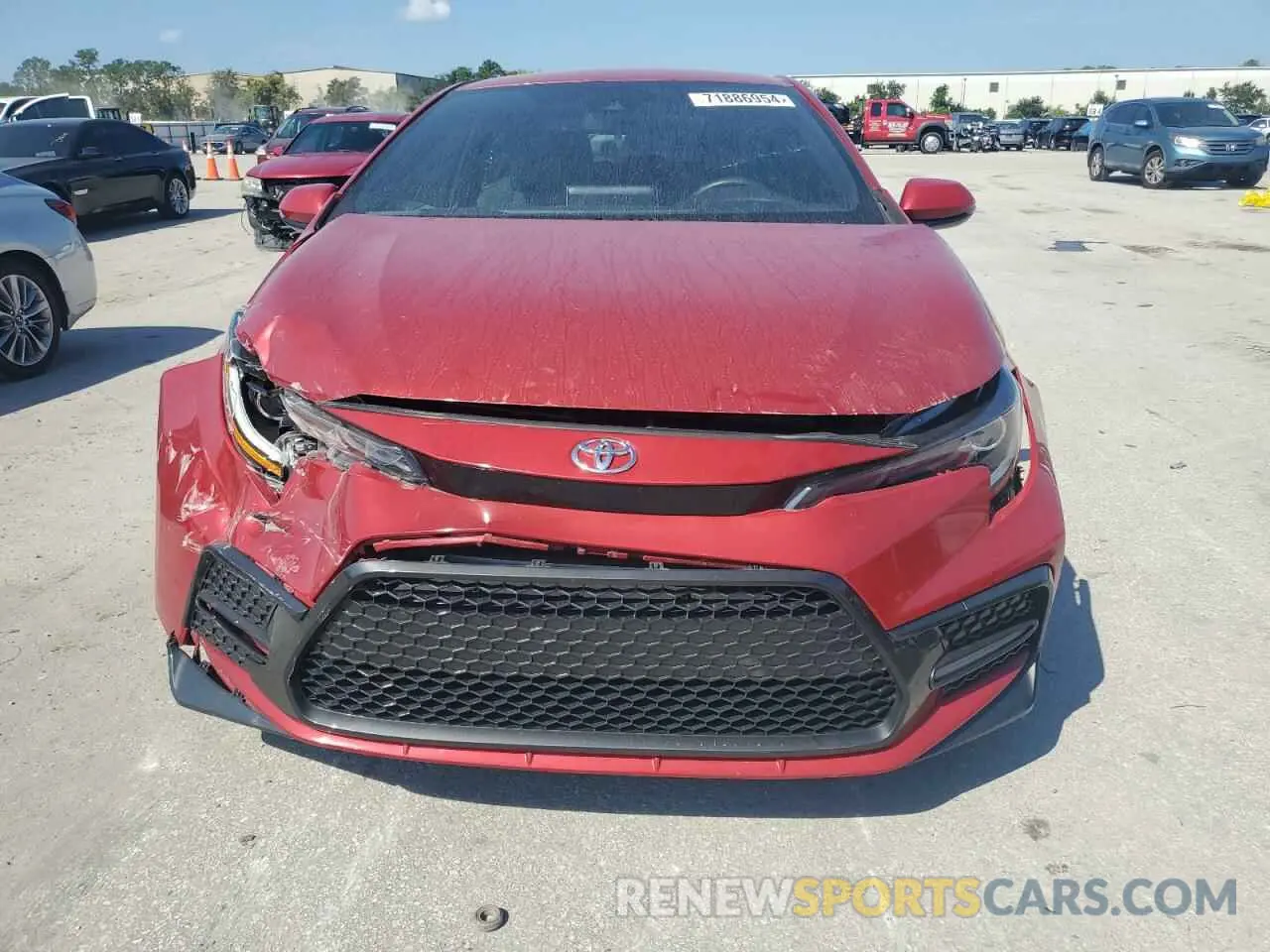 5 Photograph of a damaged car JTDS4RCE3LJ018337 TOYOTA COROLLA 2020