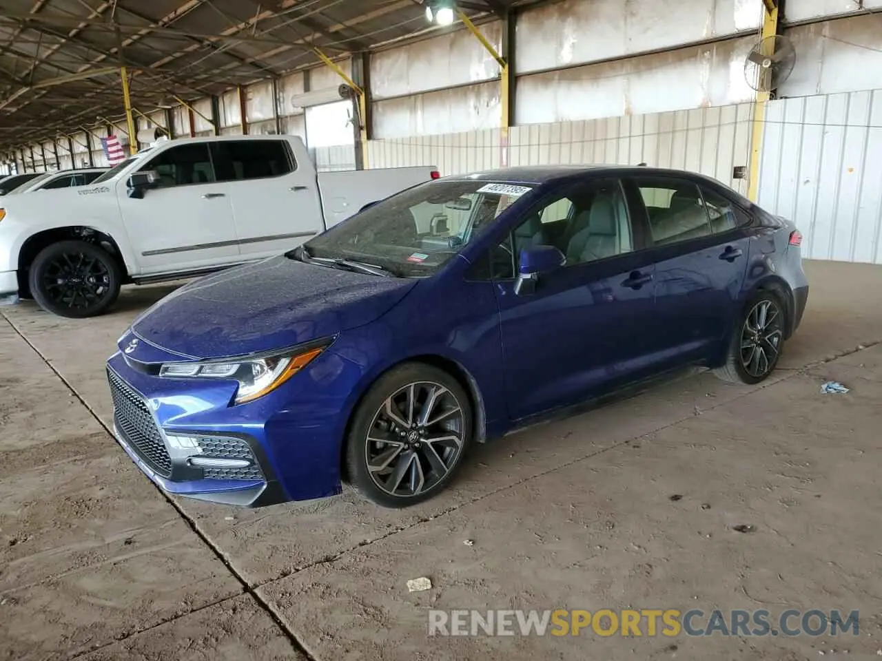1 Photograph of a damaged car JTDS4RCE3LJ020833 TOYOTA COROLLA 2020
