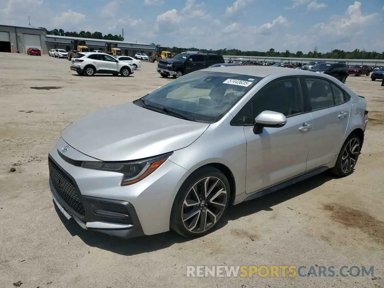 1 Photograph of a damaged car JTDS4RCE3LJ029015 TOYOTA COROLLA 2020
