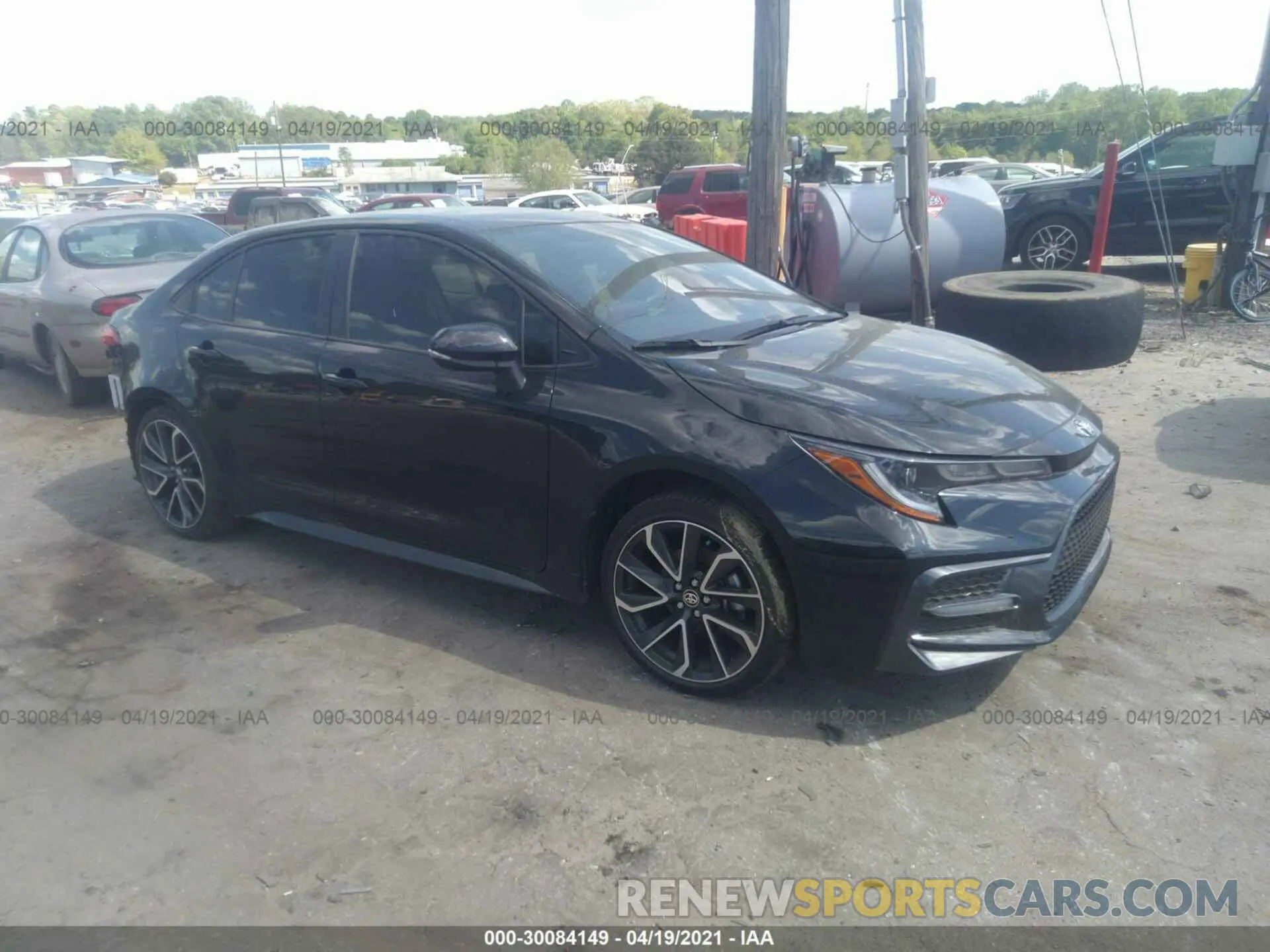 1 Photograph of a damaged car JTDS4RCE3LJ032724 TOYOTA COROLLA 2020