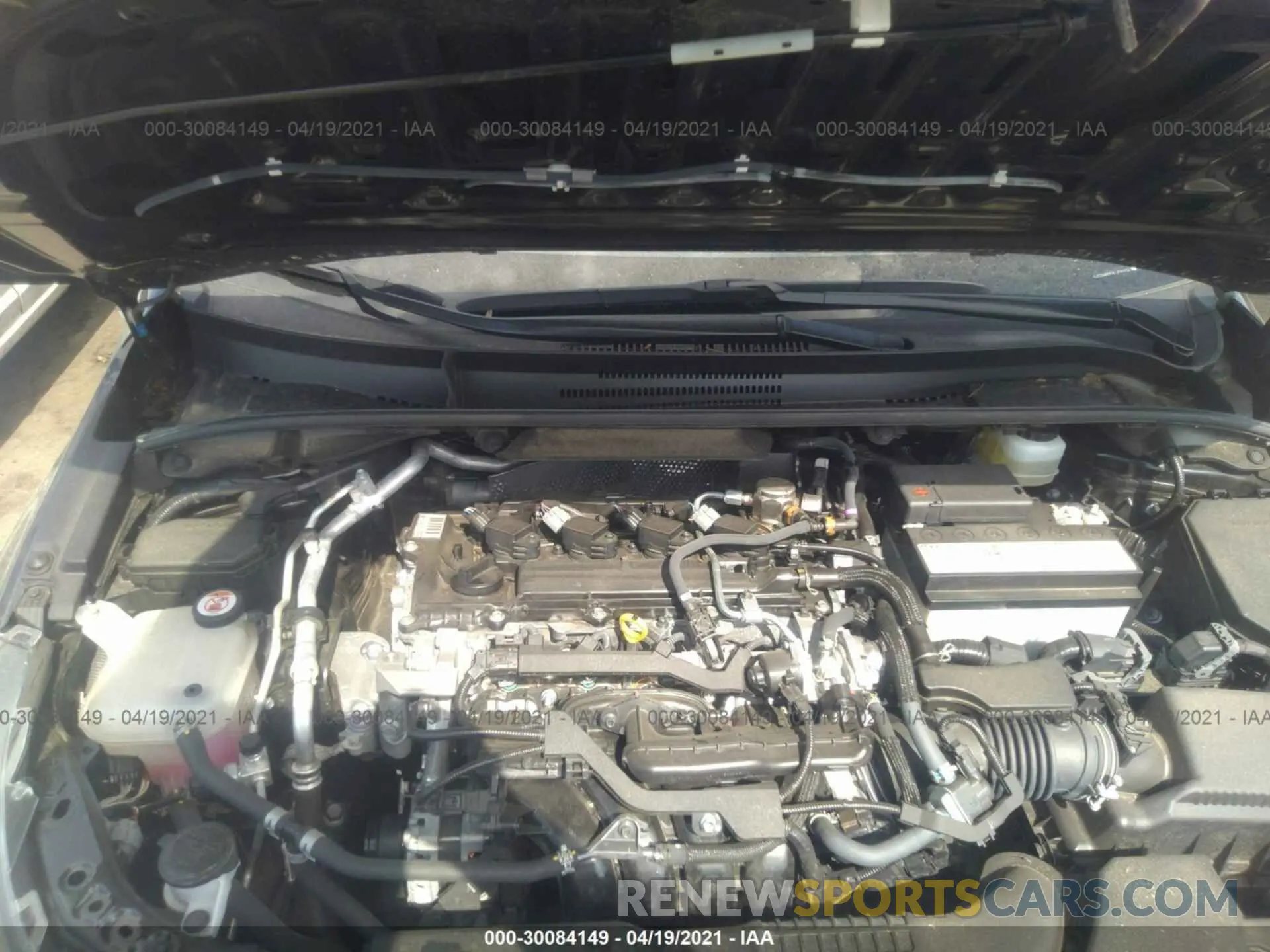 10 Photograph of a damaged car JTDS4RCE3LJ032724 TOYOTA COROLLA 2020