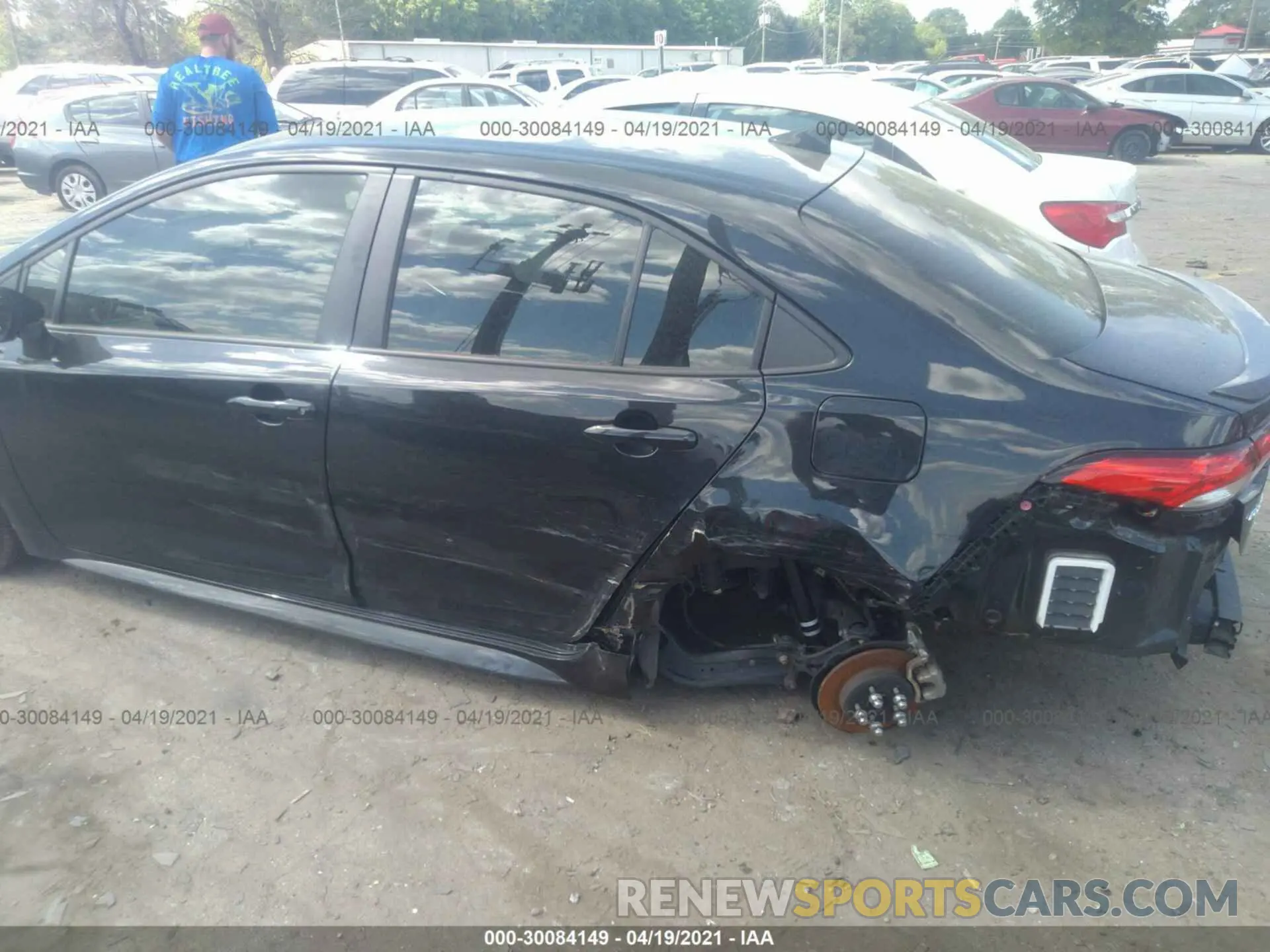 6 Photograph of a damaged car JTDS4RCE3LJ032724 TOYOTA COROLLA 2020