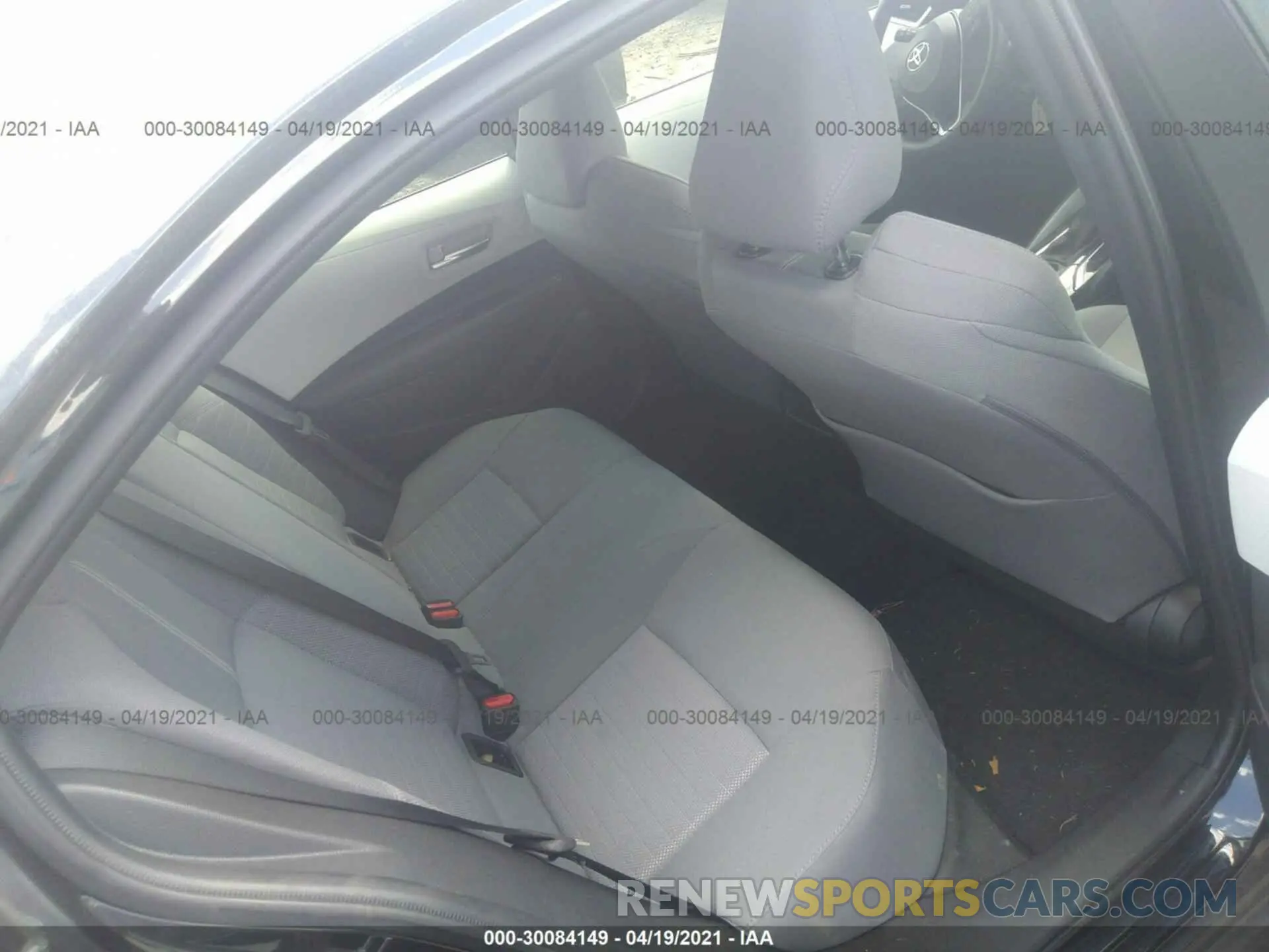 8 Photograph of a damaged car JTDS4RCE3LJ032724 TOYOTA COROLLA 2020