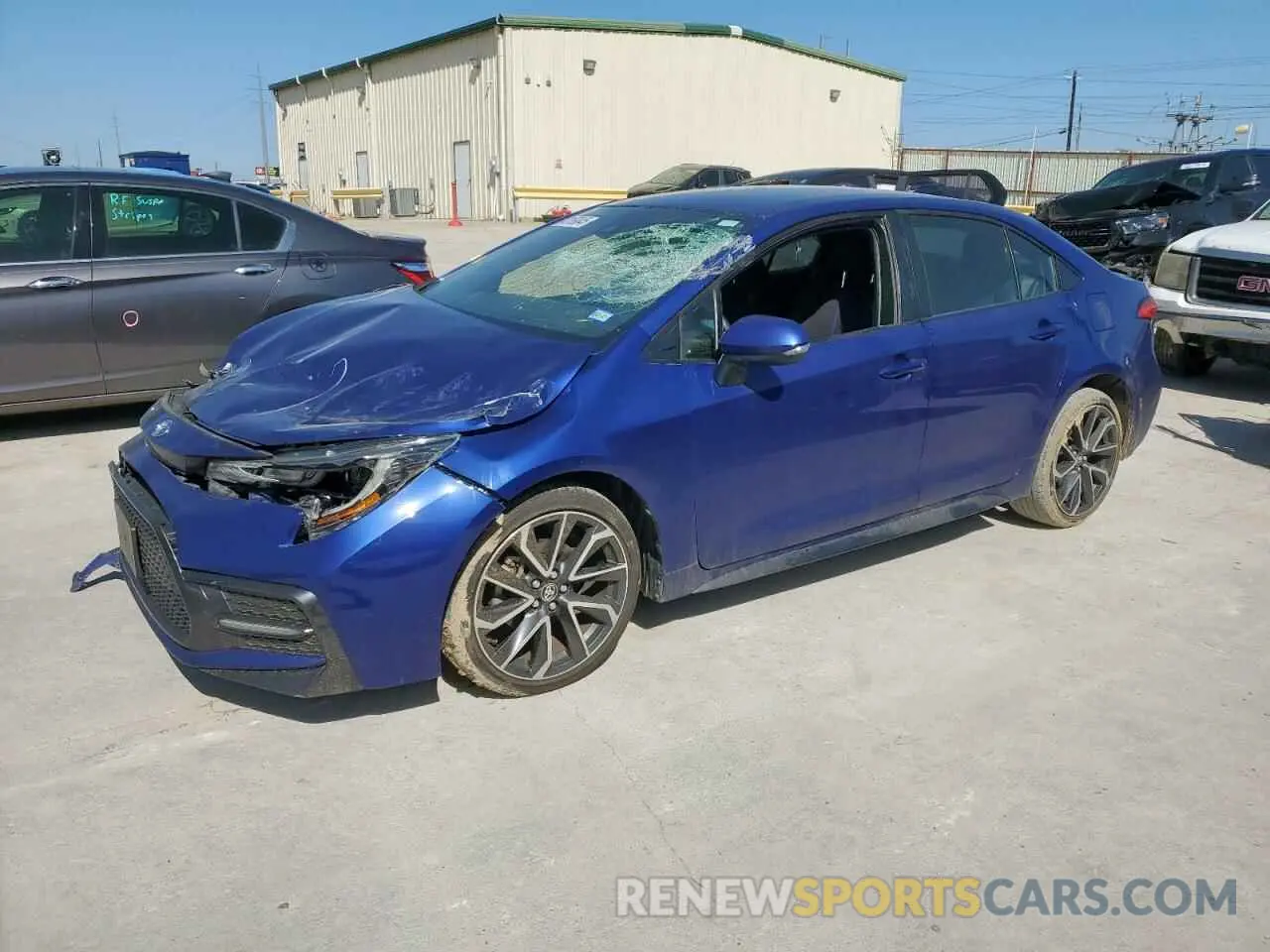 1 Photograph of a damaged car JTDS4RCE3LJ037664 TOYOTA COROLLA 2020