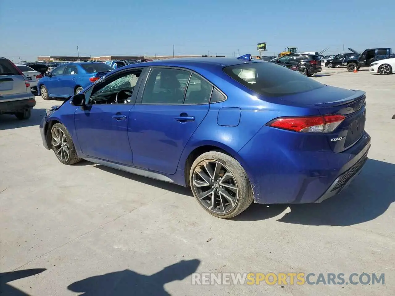2 Photograph of a damaged car JTDS4RCE3LJ037664 TOYOTA COROLLA 2020