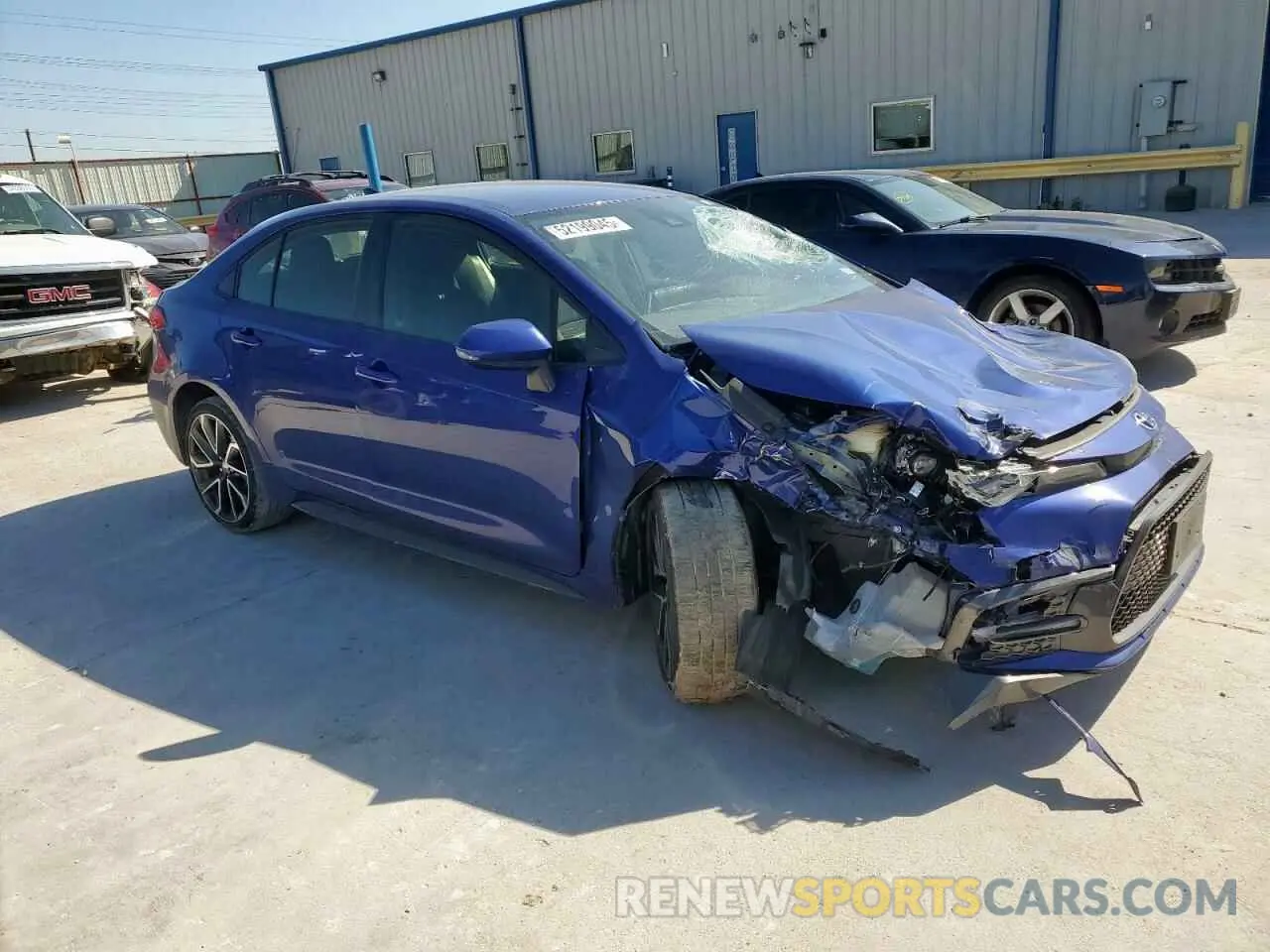 4 Photograph of a damaged car JTDS4RCE3LJ037664 TOYOTA COROLLA 2020