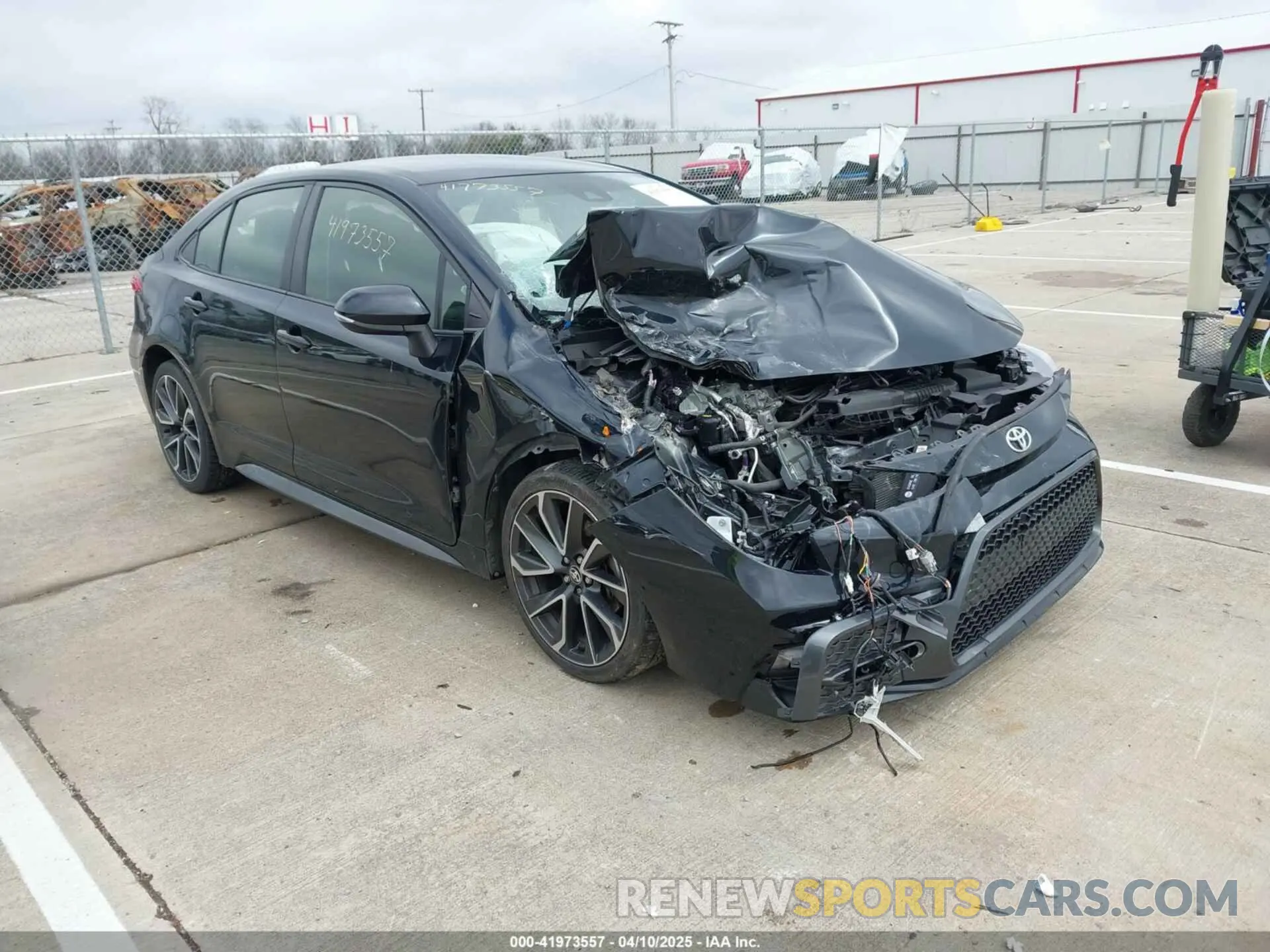 1 Photograph of a damaged car JTDS4RCE3LJ042864 TOYOTA COROLLA 2020