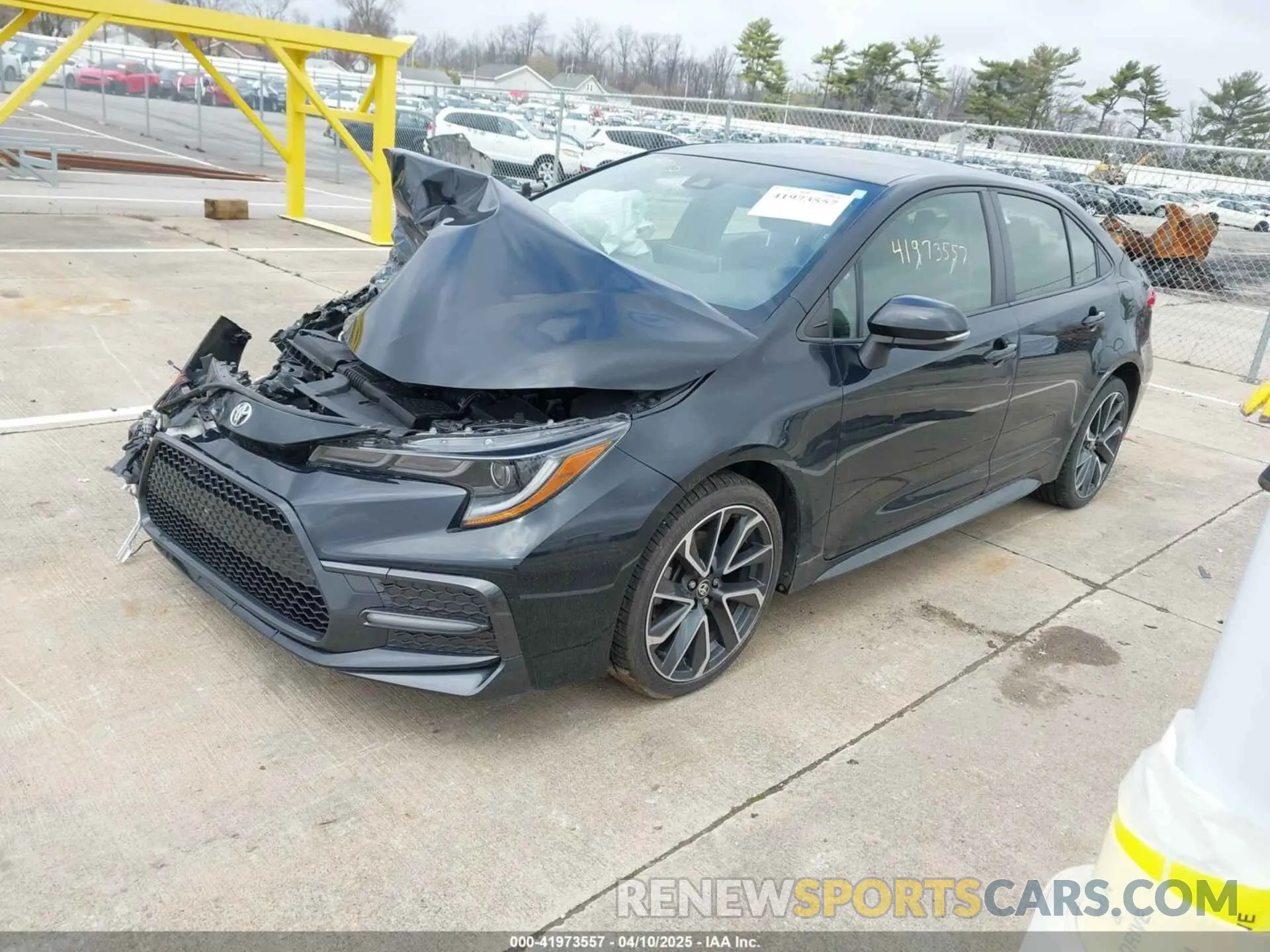2 Photograph of a damaged car JTDS4RCE3LJ042864 TOYOTA COROLLA 2020