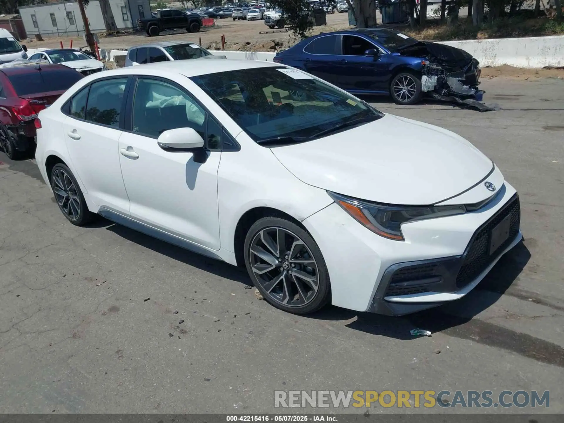 1 Photograph of a damaged car JTDS4RCE3LJ044064 TOYOTA COROLLA 2020