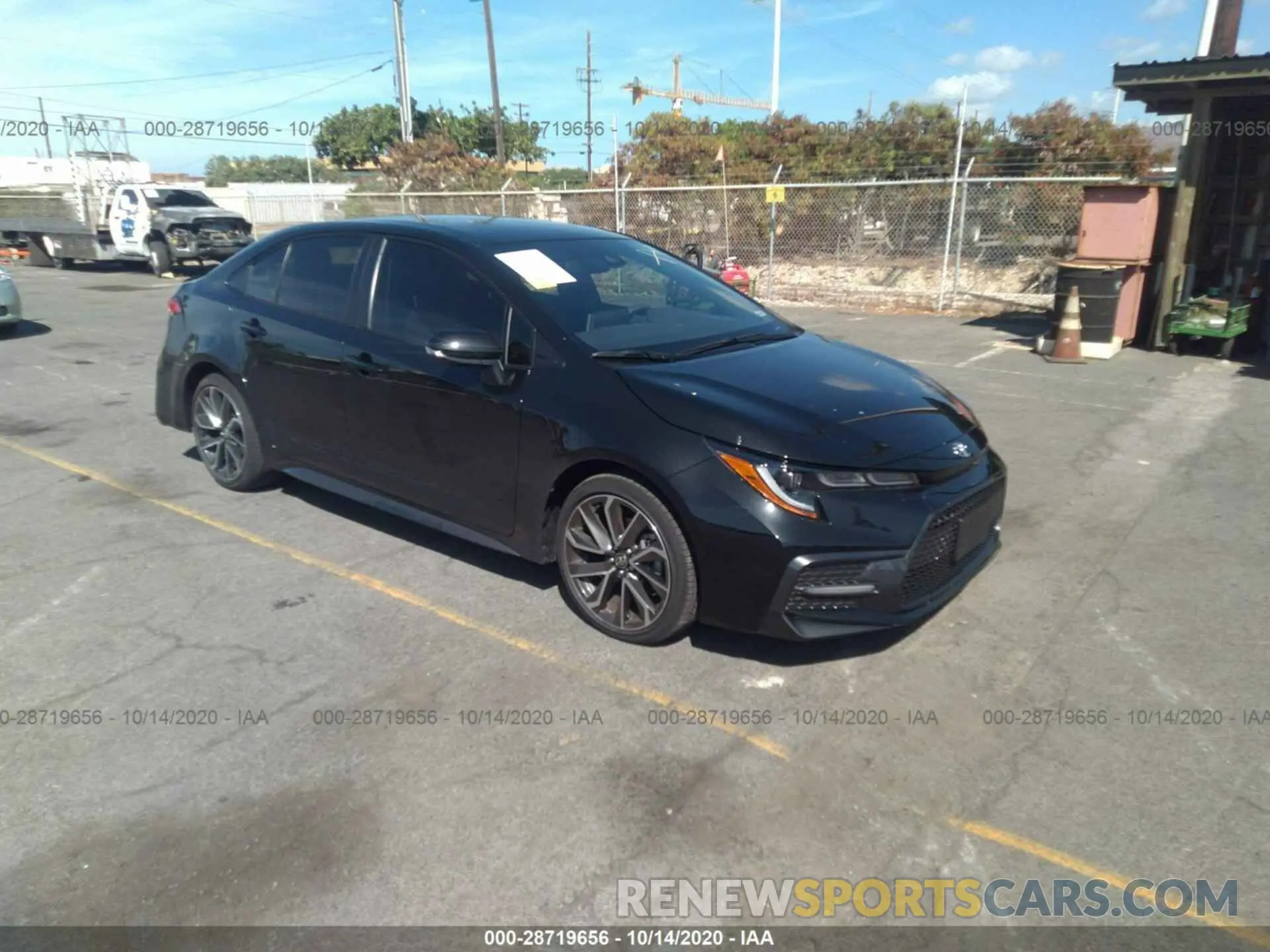 1 Photograph of a damaged car JTDS4RCE3LJ044405 TOYOTA COROLLA 2020