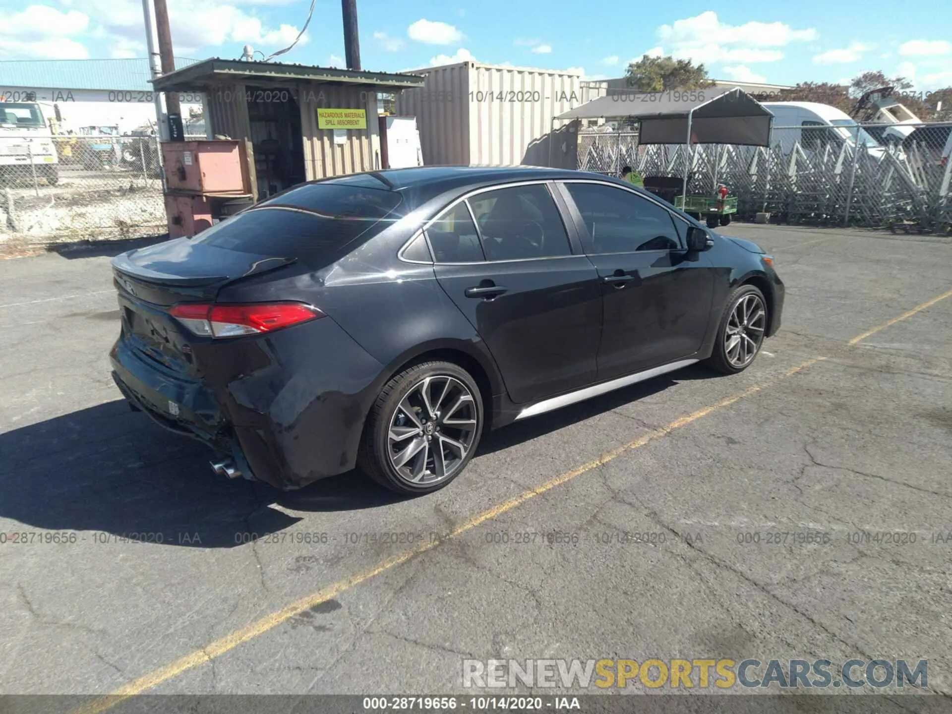 4 Photograph of a damaged car JTDS4RCE3LJ044405 TOYOTA COROLLA 2020