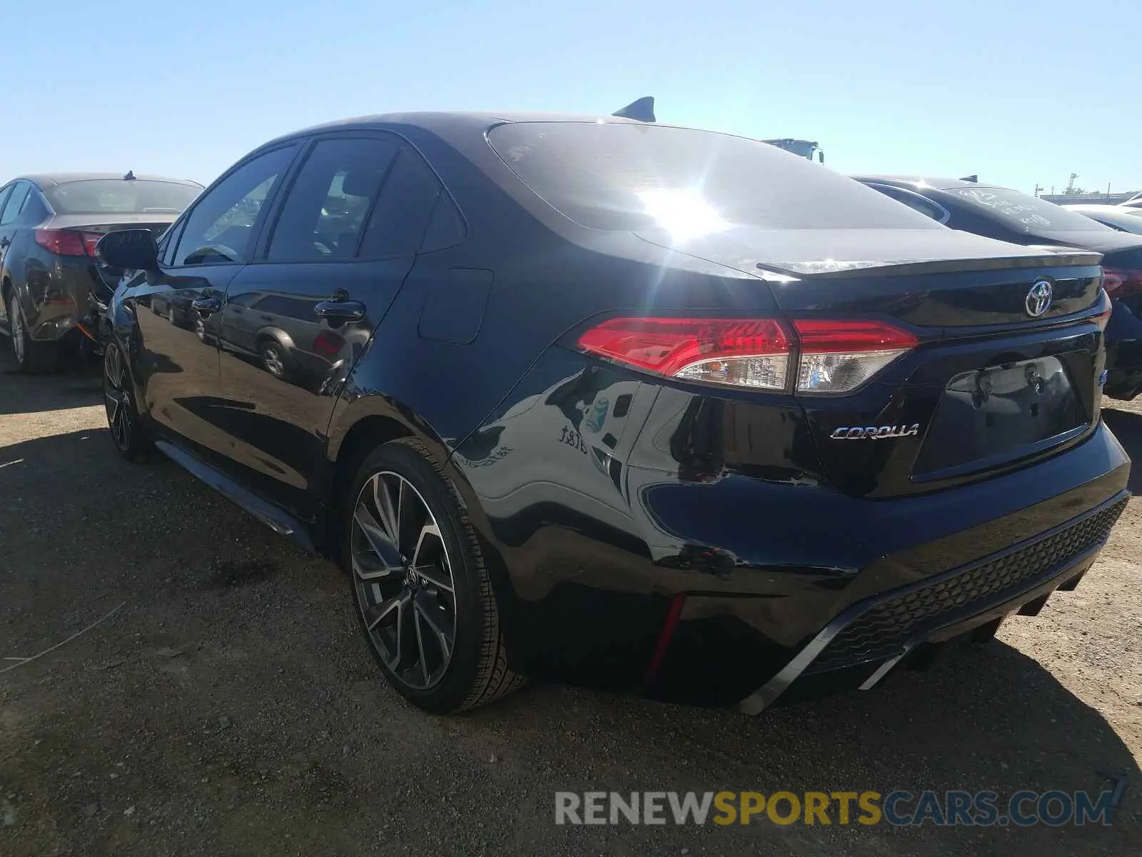 3 Photograph of a damaged car JTDS4RCE3LJ046073 TOYOTA COROLLA 2020