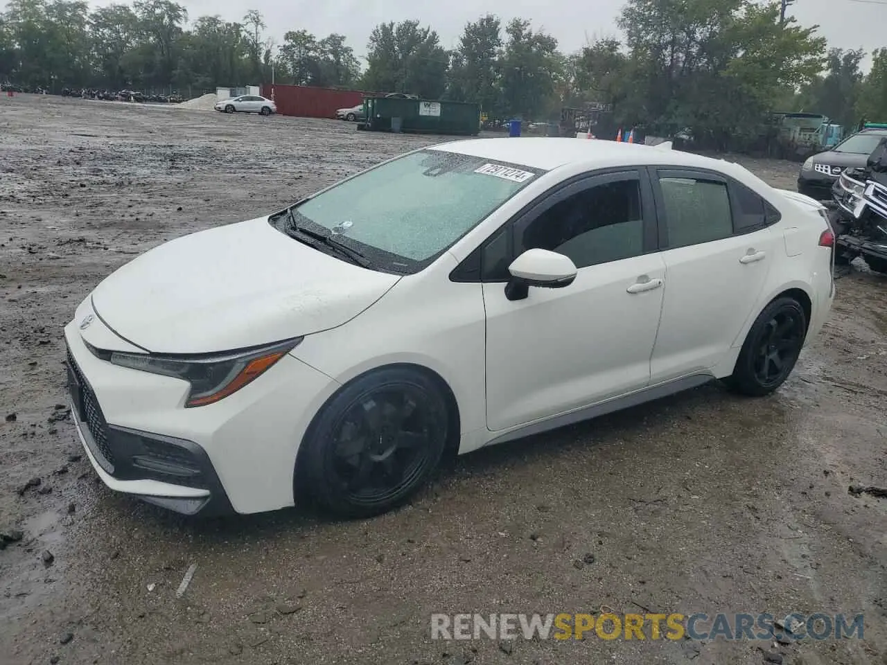 1 Photograph of a damaged car JTDS4RCE4LJ001174 TOYOTA COROLLA 2020