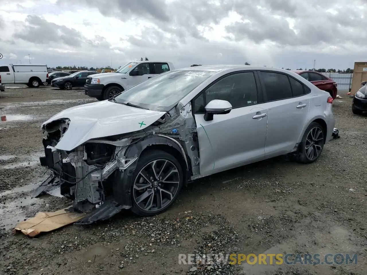 1 Photograph of a damaged car JTDS4RCE4LJ006603 TOYOTA COROLLA 2020