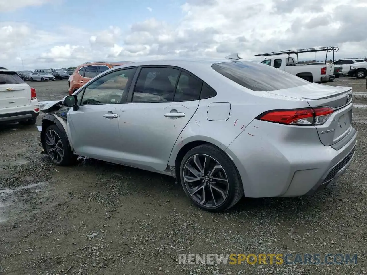 2 Photograph of a damaged car JTDS4RCE4LJ006603 TOYOTA COROLLA 2020