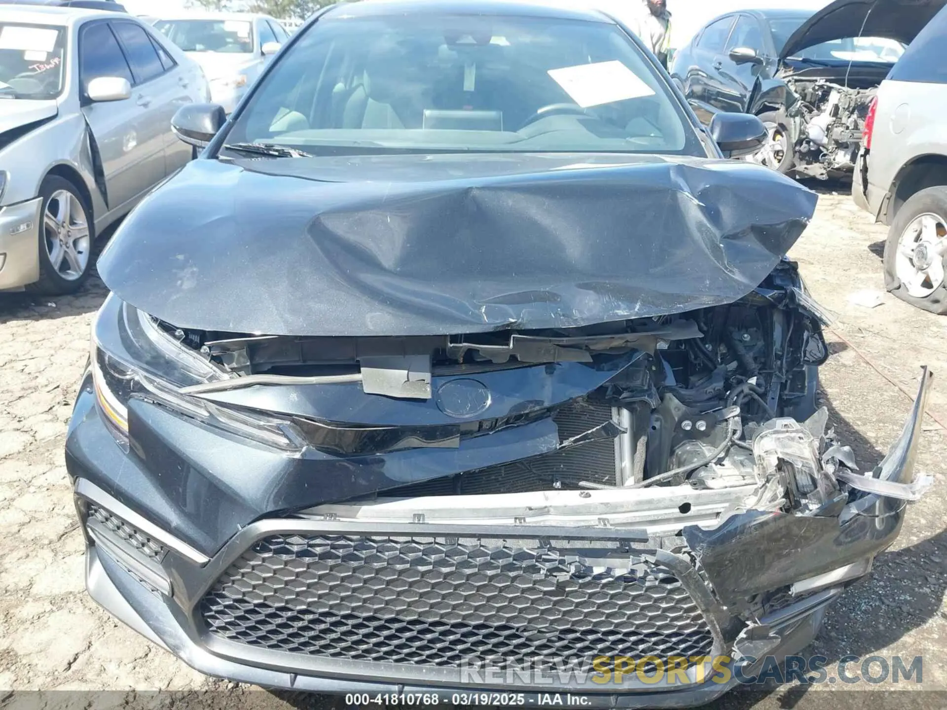 6 Photograph of a damaged car JTDS4RCE4LJ017682 TOYOTA COROLLA 2020