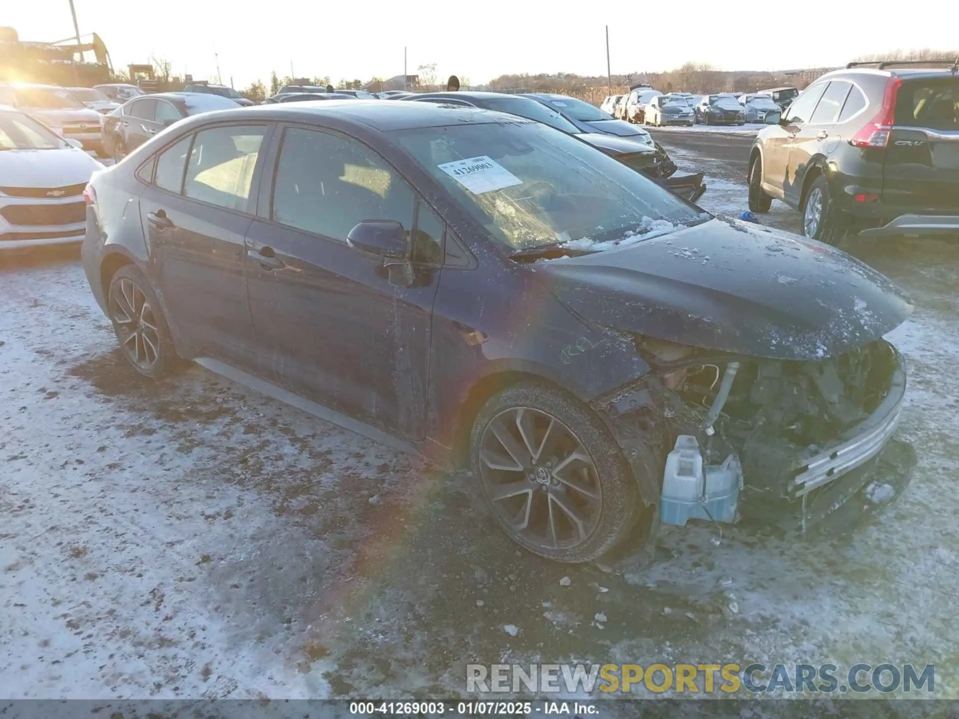 1 Photograph of a damaged car JTDS4RCE4LJ026222 TOYOTA COROLLA 2020