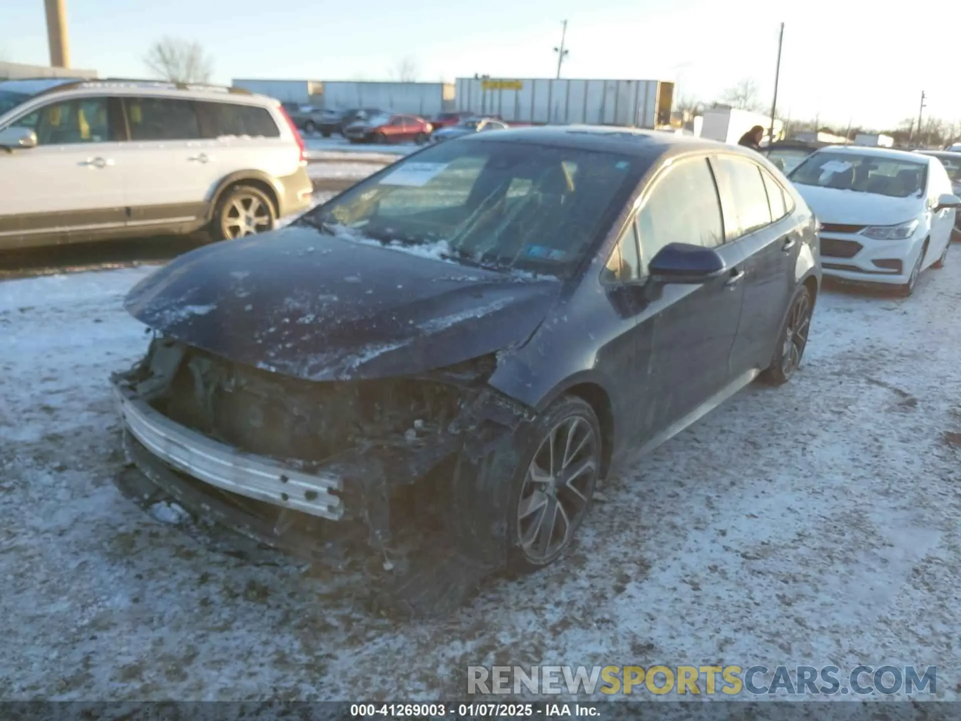 2 Photograph of a damaged car JTDS4RCE4LJ026222 TOYOTA COROLLA 2020