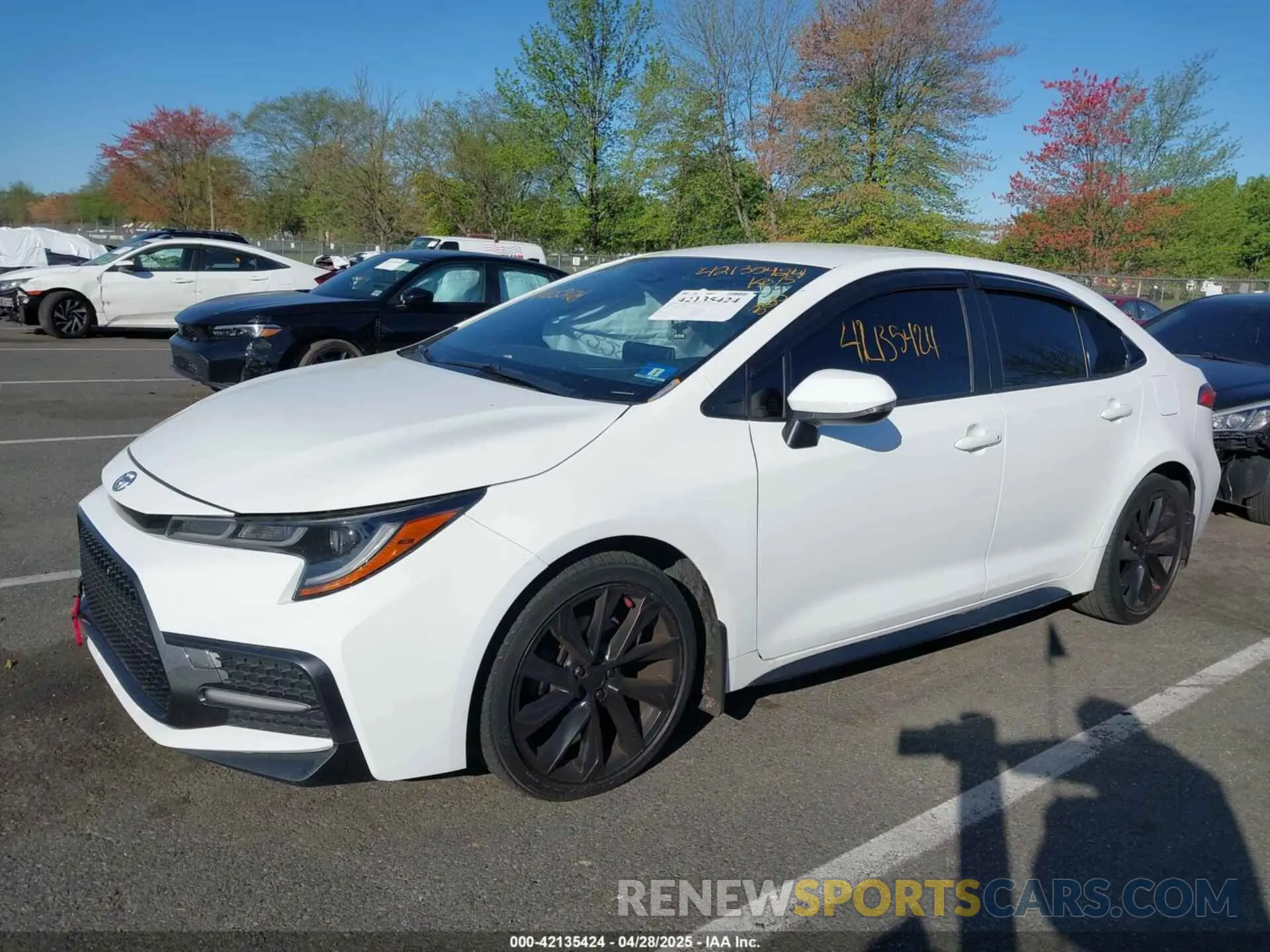 2 Photograph of a damaged car JTDS4RCE4LJ036183 TOYOTA COROLLA 2020