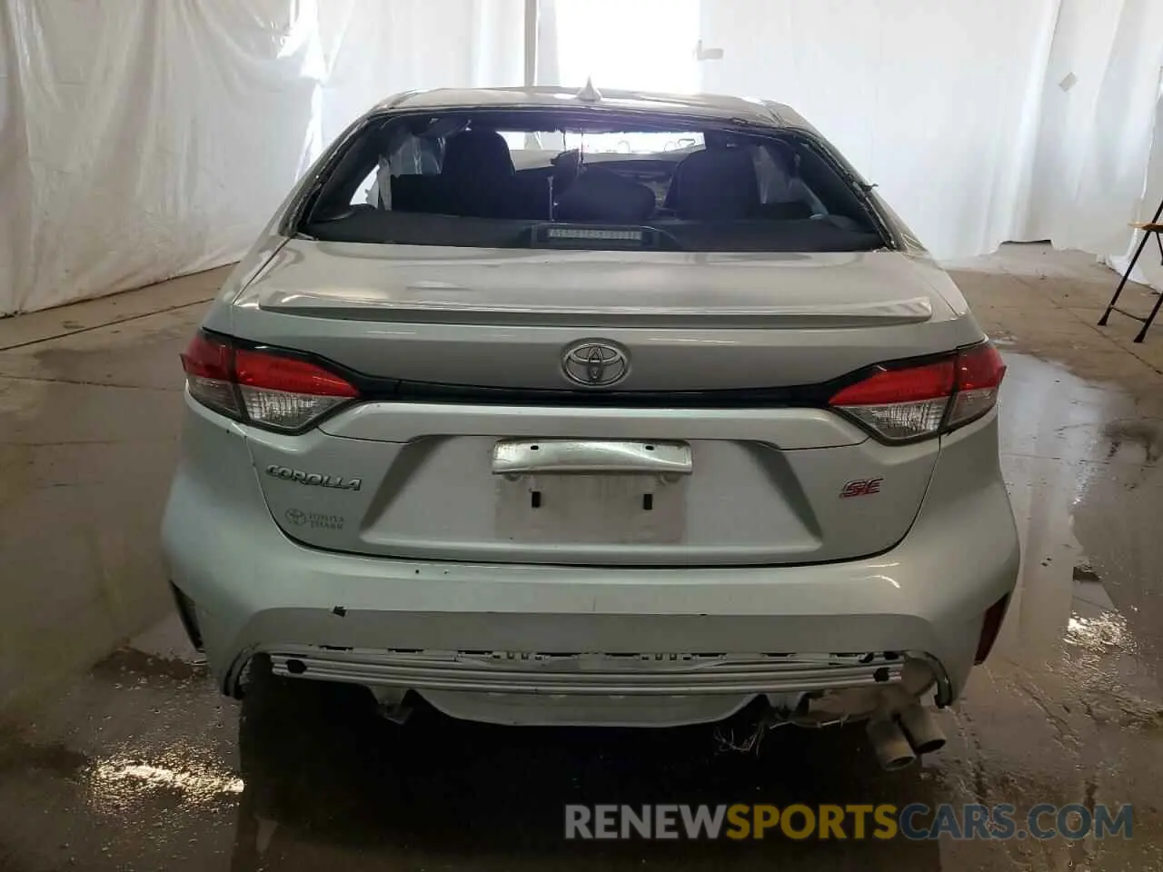 6 Photograph of a damaged car JTDS4RCE4LJ052724 TOYOTA COROLLA 2020