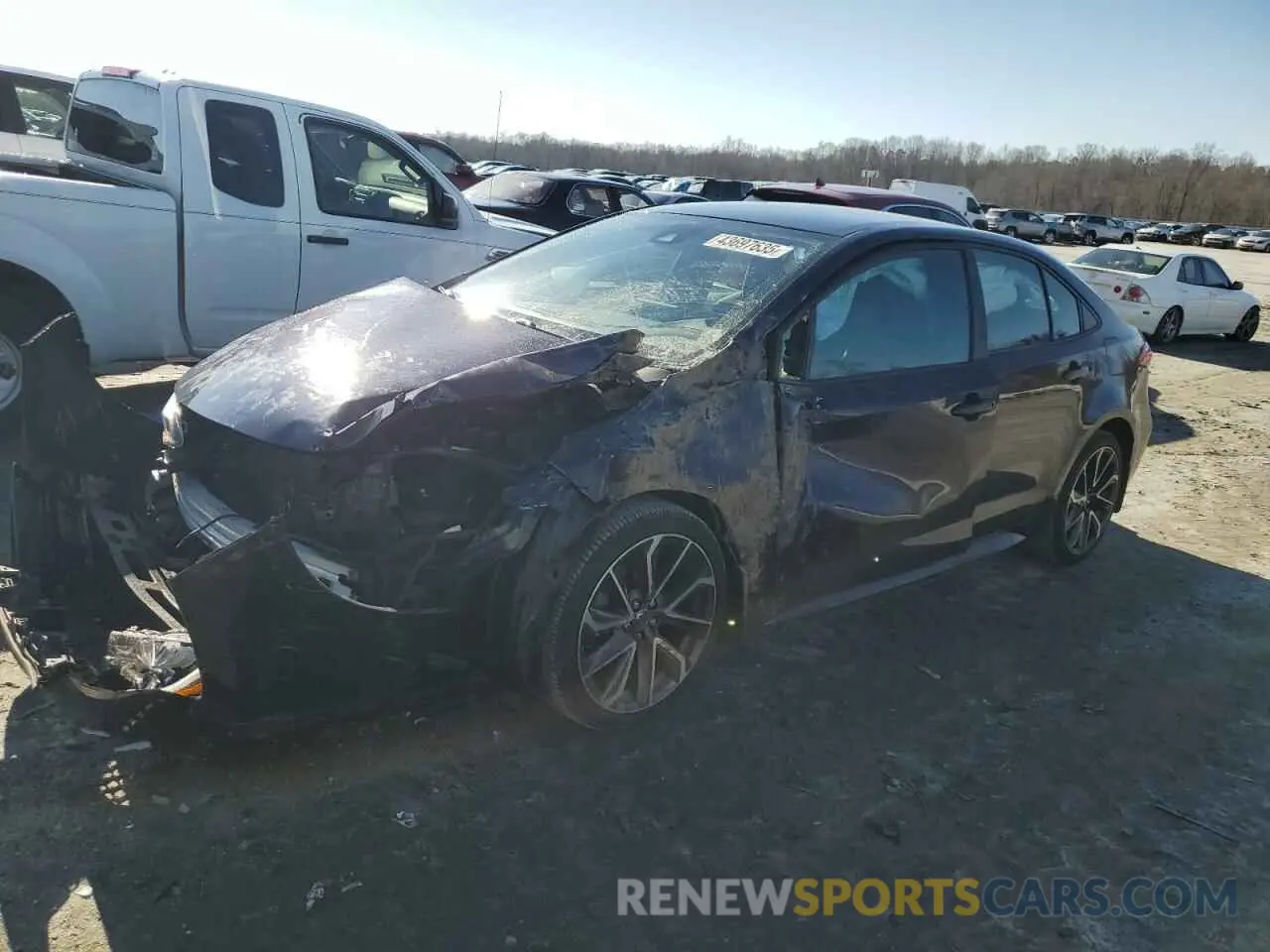 1 Photograph of a damaged car JTDS4RCE5LJ002138 TOYOTA COROLLA 2020