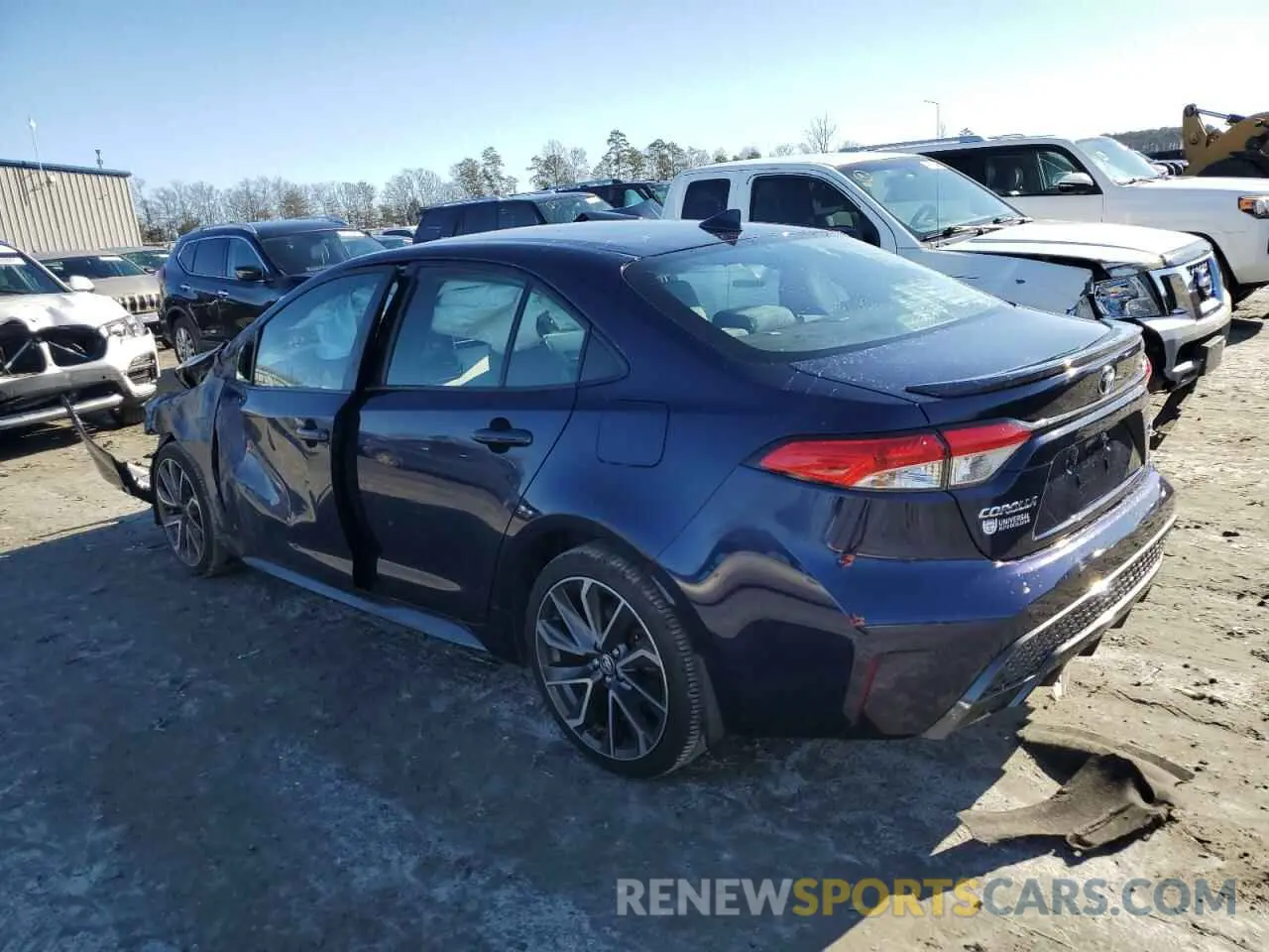 2 Photograph of a damaged car JTDS4RCE5LJ002138 TOYOTA COROLLA 2020