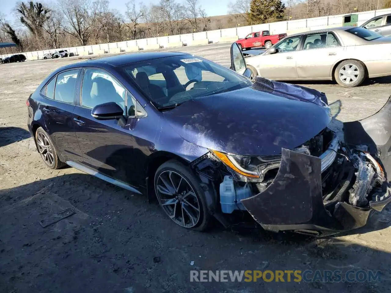 4 Photograph of a damaged car JTDS4RCE5LJ002138 TOYOTA COROLLA 2020