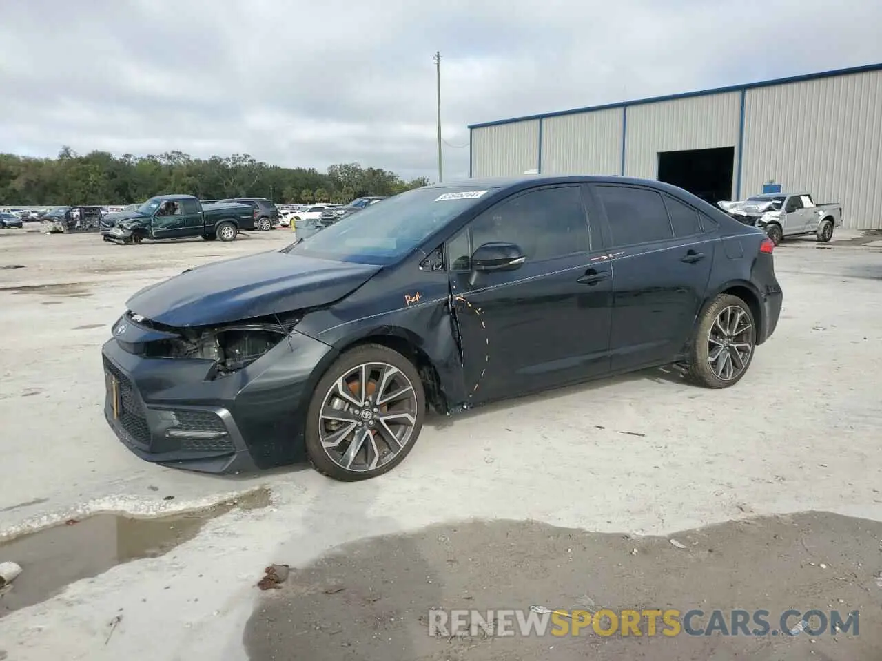 1 Photograph of a damaged car JTDS4RCE5LJ003161 TOYOTA COROLLA 2020