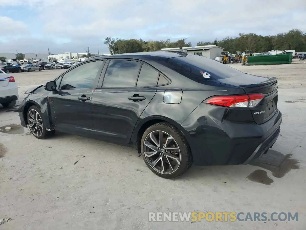 2 Photograph of a damaged car JTDS4RCE5LJ003161 TOYOTA COROLLA 2020