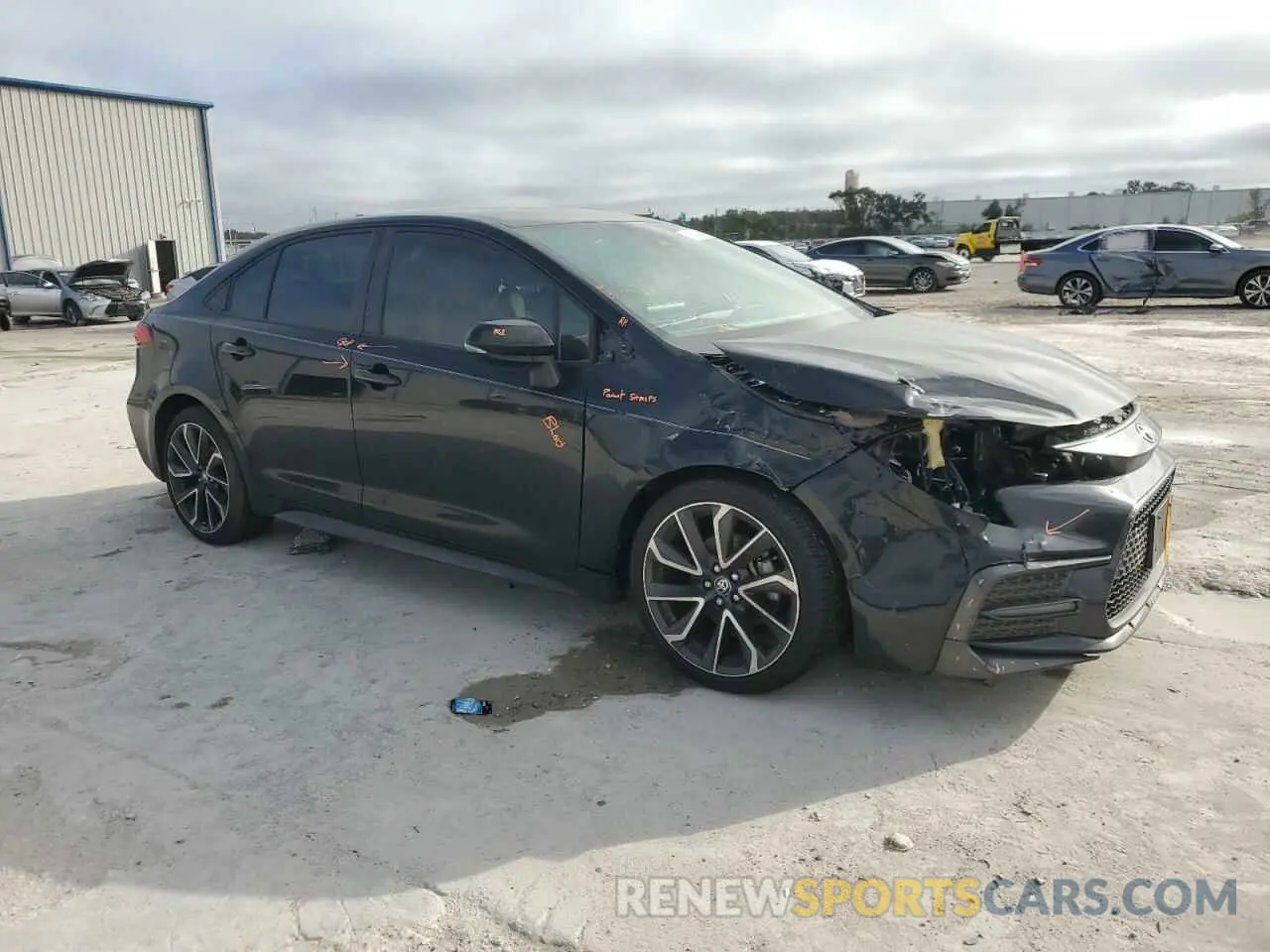 4 Photograph of a damaged car JTDS4RCE5LJ003161 TOYOTA COROLLA 2020