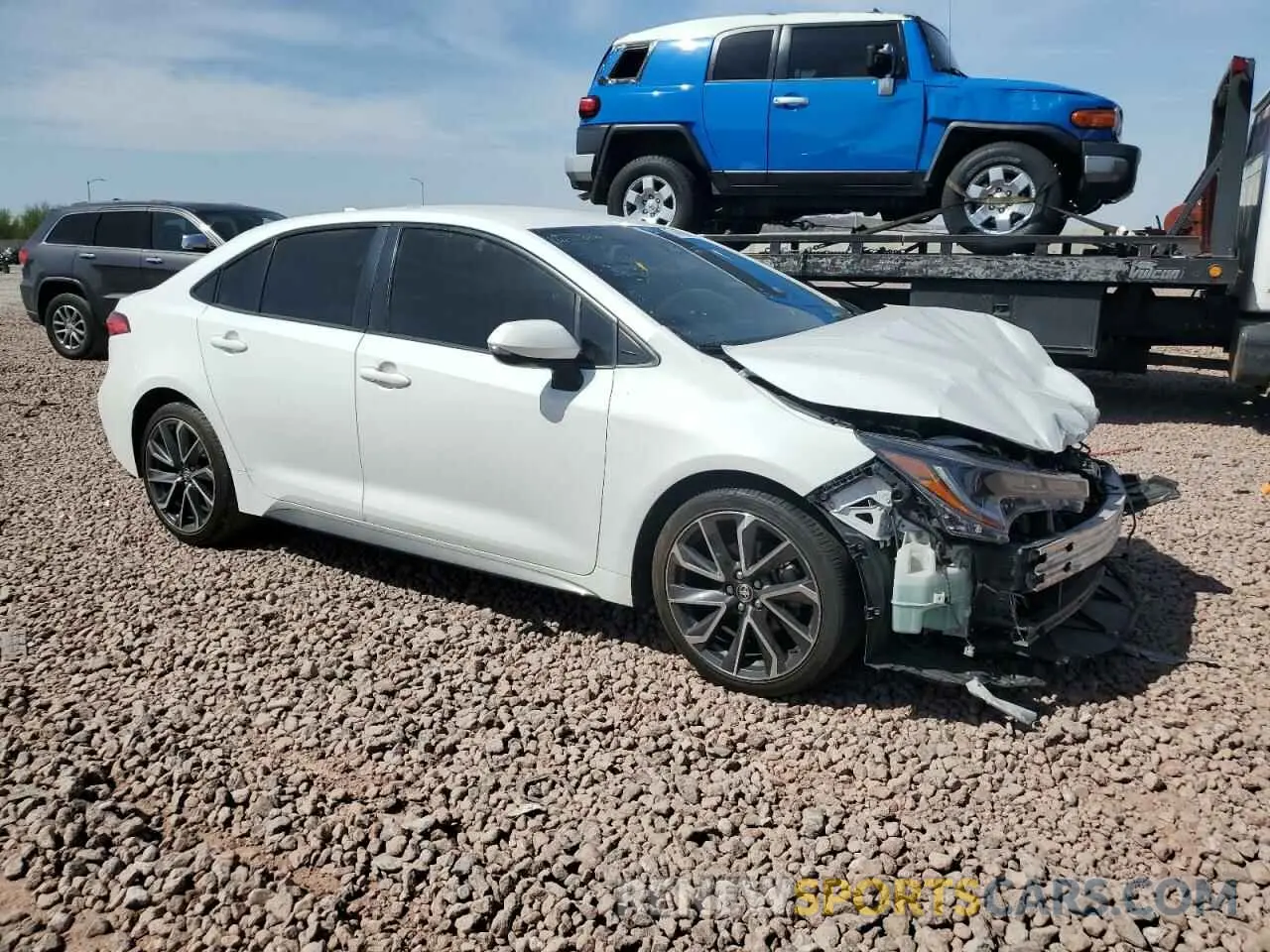 4 Фотография поврежденного автомобиля JTDS4RCE5LJ016170 TOYOTA COROLLA 2020
