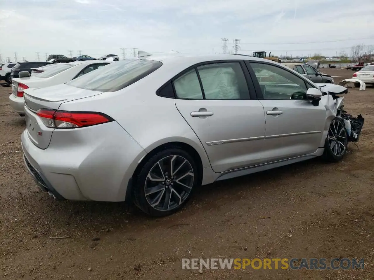 3 Фотография поврежденного автомобиля JTDS4RCE5LJ030974 TOYOTA COROLLA 2020