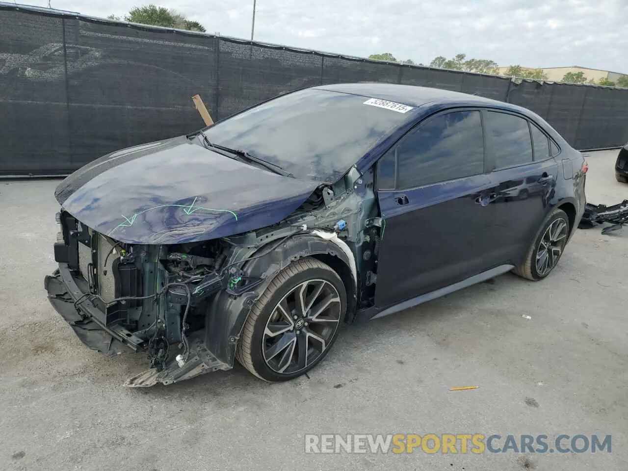 1 Фотография поврежденного автомобиля JTDS4RCE5LJ036595 TOYOTA COROLLA 2020