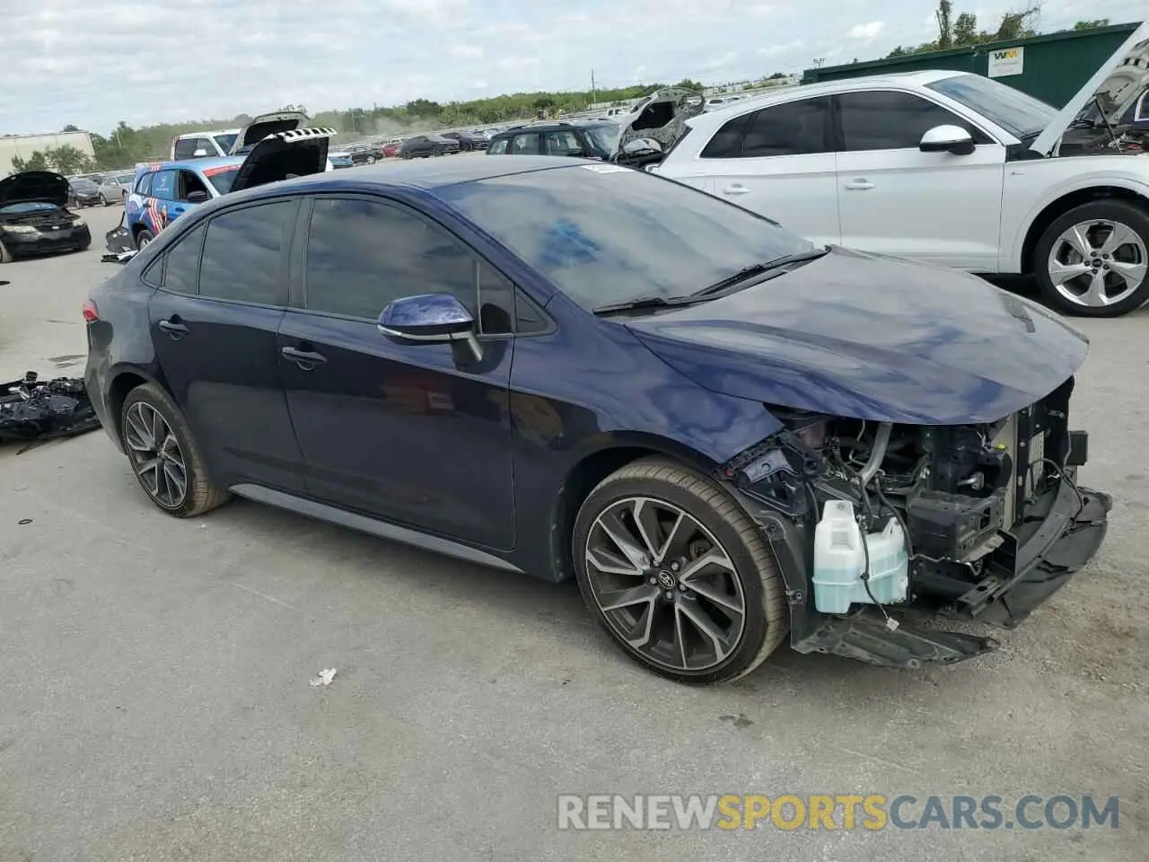 4 Фотография поврежденного автомобиля JTDS4RCE5LJ036595 TOYOTA COROLLA 2020