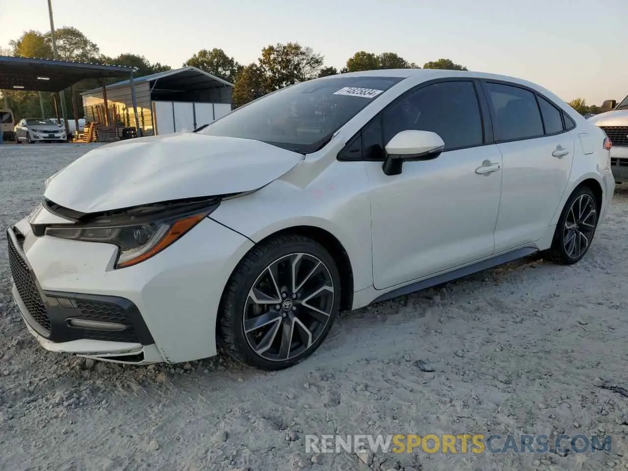 1 Photograph of a damaged car JTDS4RCE5LJ051355 TOYOTA COROLLA 2020