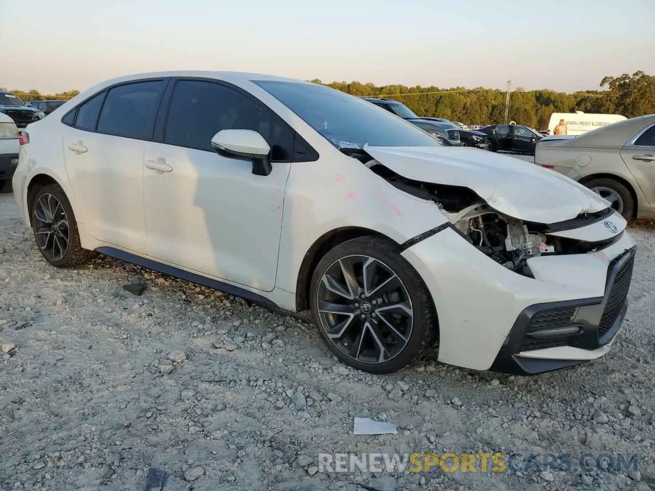 4 Photograph of a damaged car JTDS4RCE5LJ051355 TOYOTA COROLLA 2020