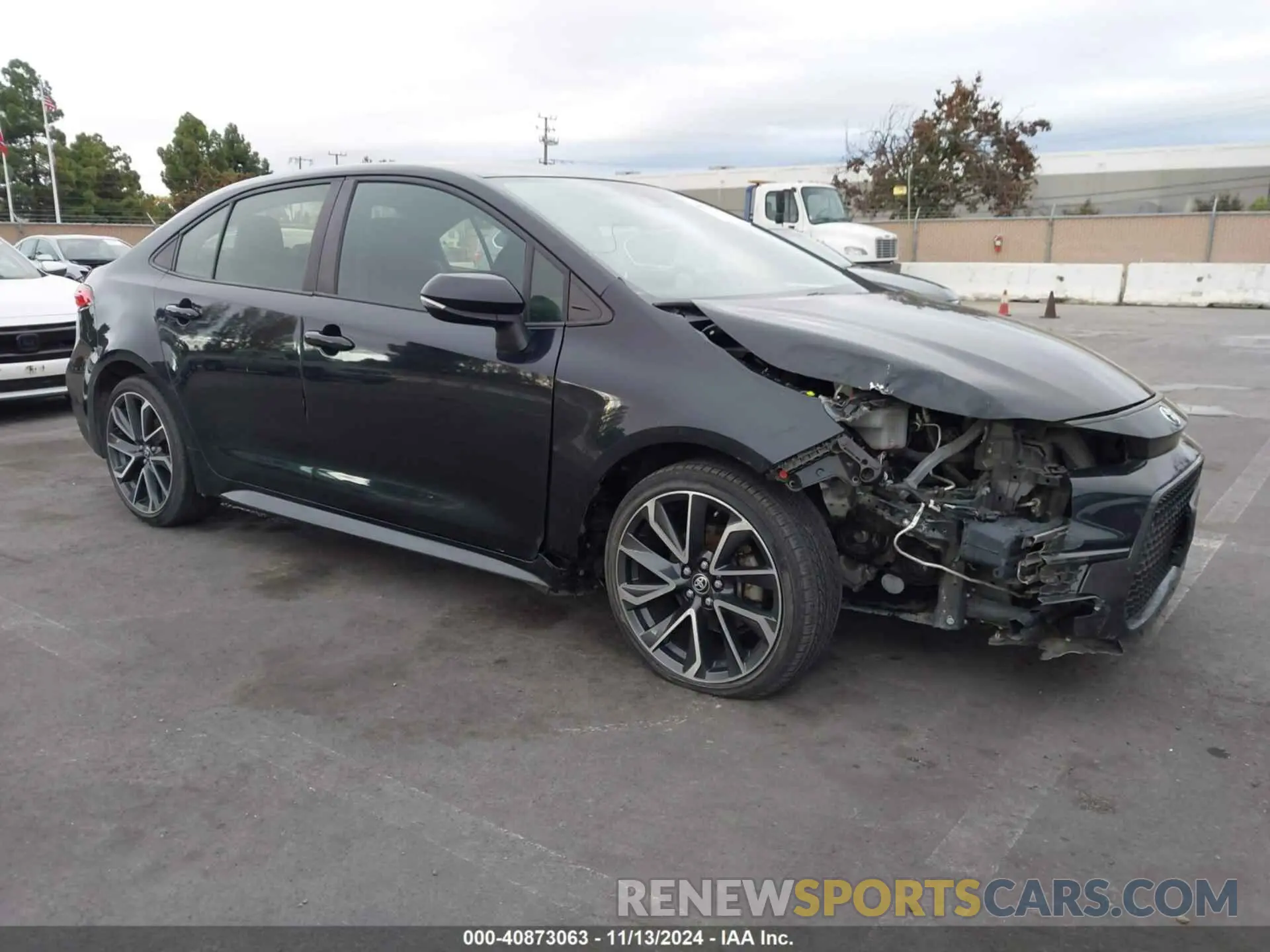 1 Photograph of a damaged car JTDS4RCE6LJ000527 TOYOTA COROLLA 2020