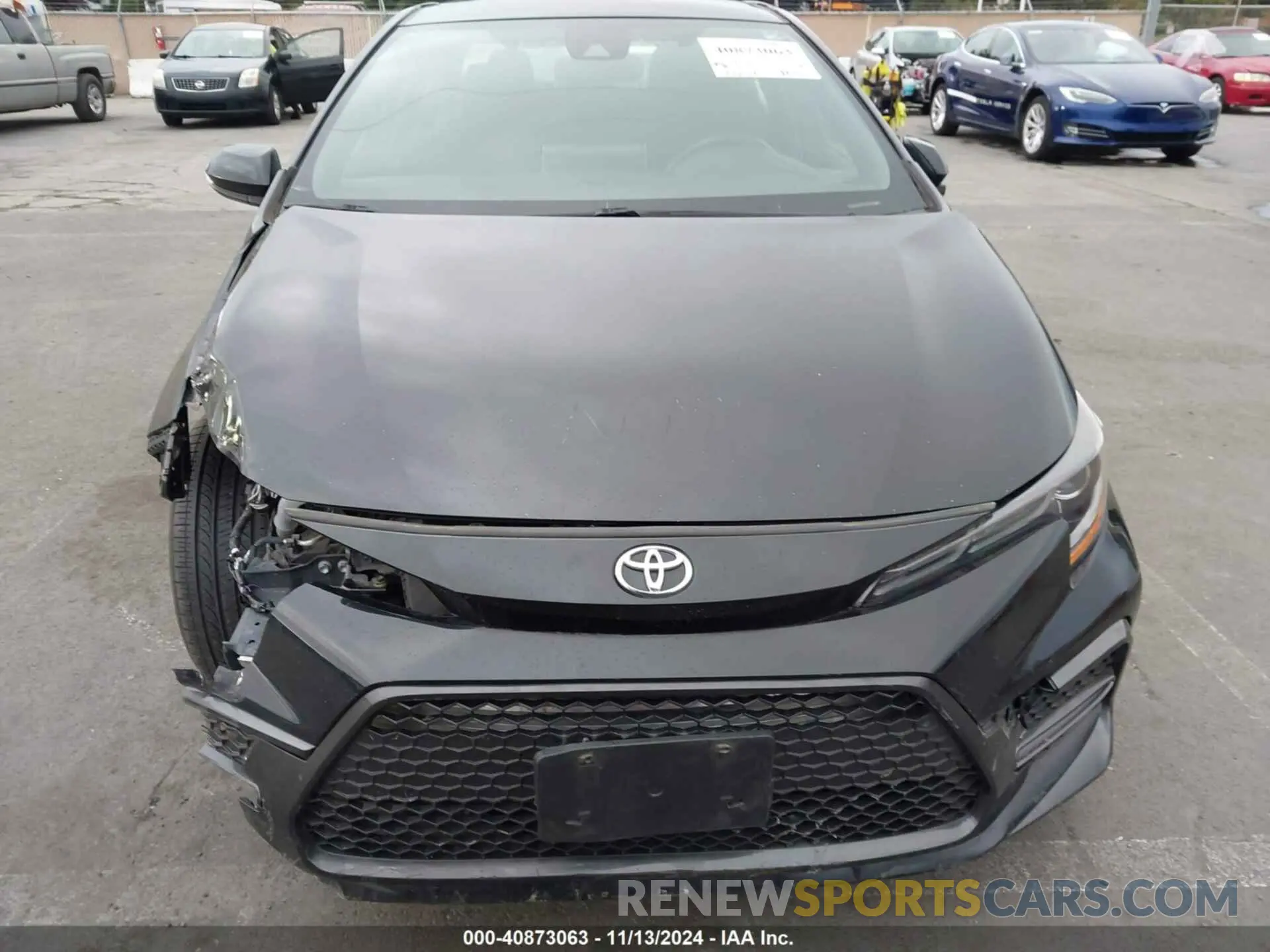 12 Photograph of a damaged car JTDS4RCE6LJ000527 TOYOTA COROLLA 2020