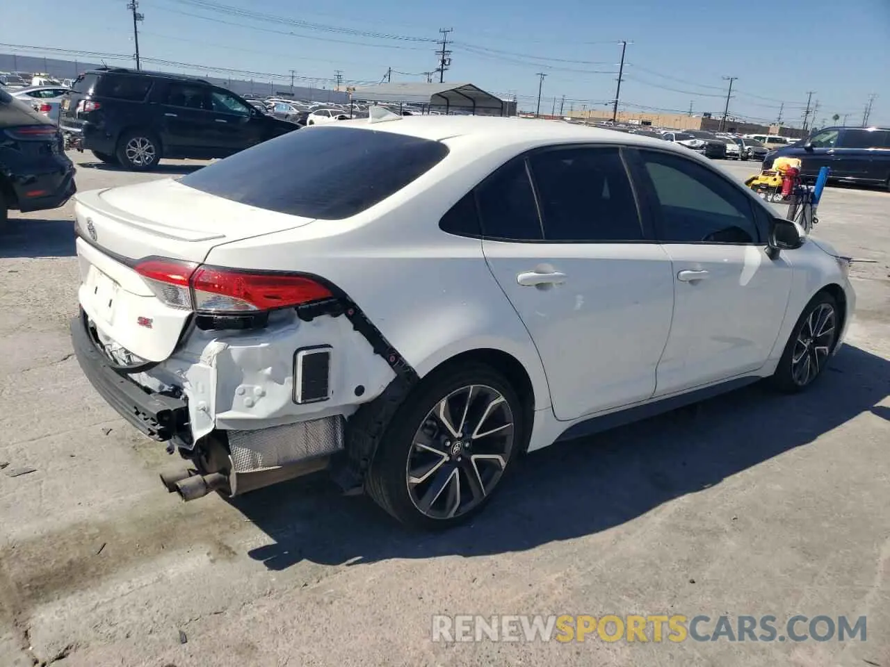 3 Photograph of a damaged car JTDS4RCE6LJ018056 TOYOTA COROLLA 2020