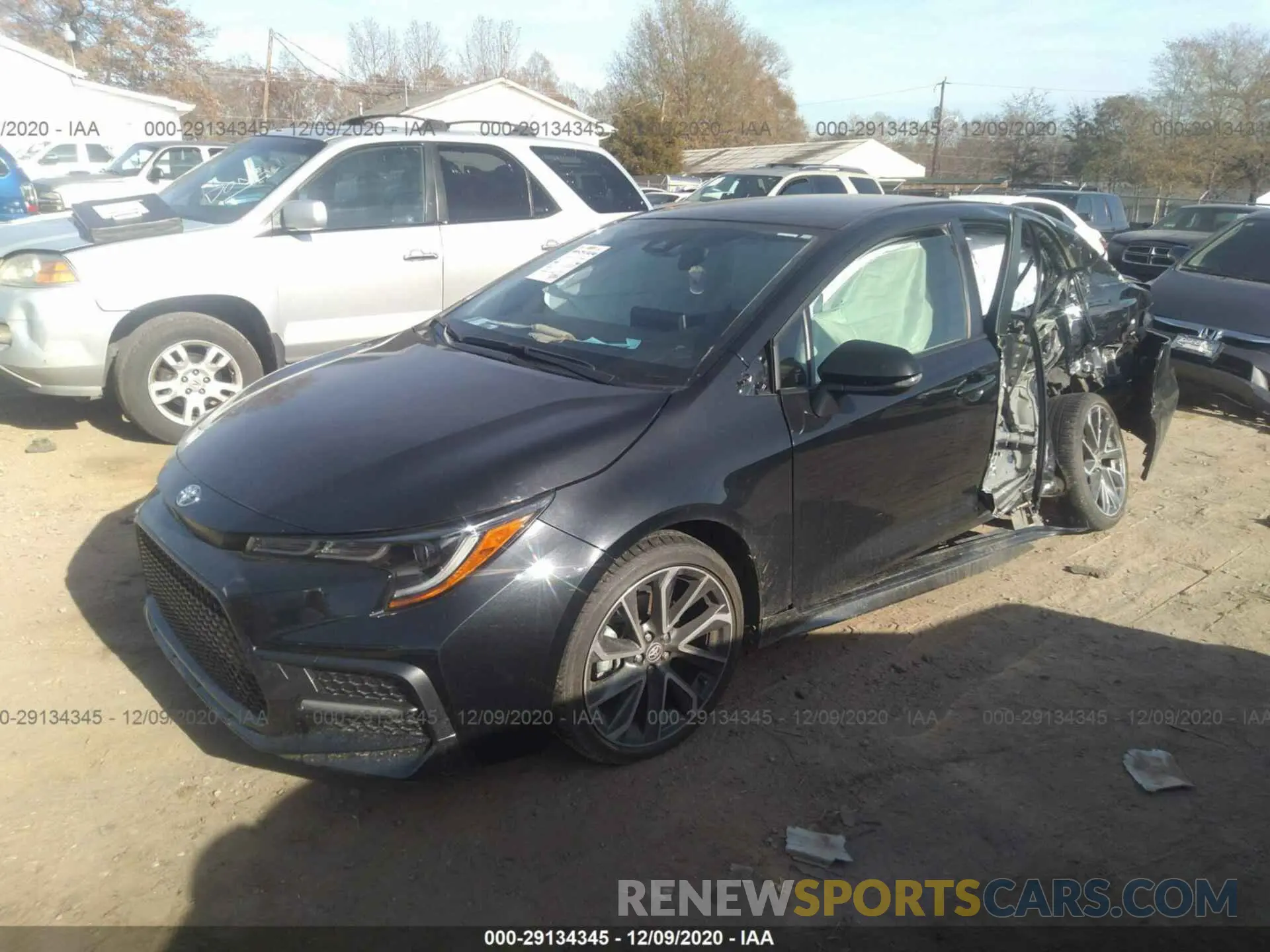2 Photograph of a damaged car JTDS4RCE6LJ021328 TOYOTA COROLLA 2020