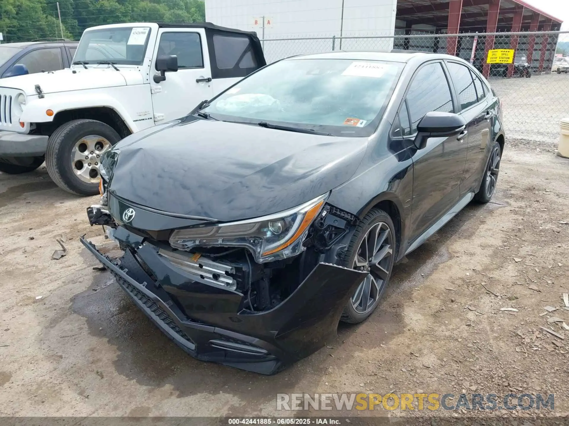 2 Photograph of a damaged car JTDS4RCE6LJ021362 TOYOTA COROLLA 2020