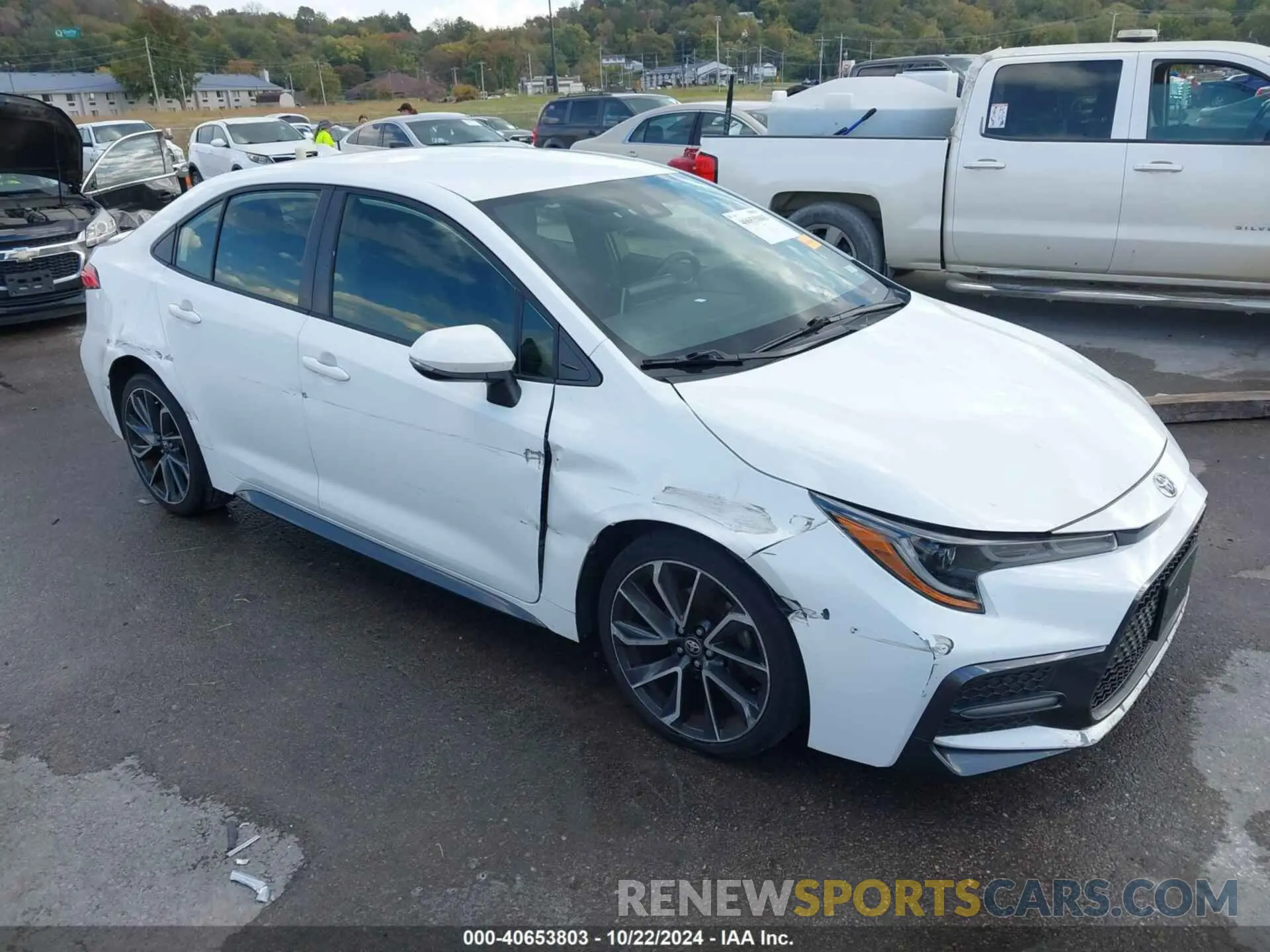 1 Photograph of a damaged car JTDS4RCE6LJ022236 TOYOTA COROLLA 2020