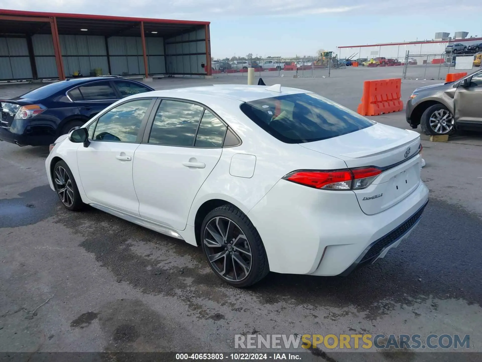 3 Photograph of a damaged car JTDS4RCE6LJ022236 TOYOTA COROLLA 2020