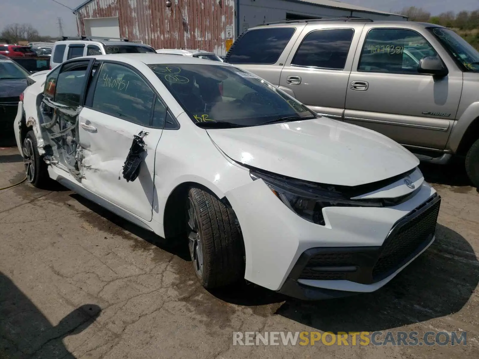 1 Photograph of a damaged car JTDS4RCE6LJ033107 TOYOTA COROLLA 2020