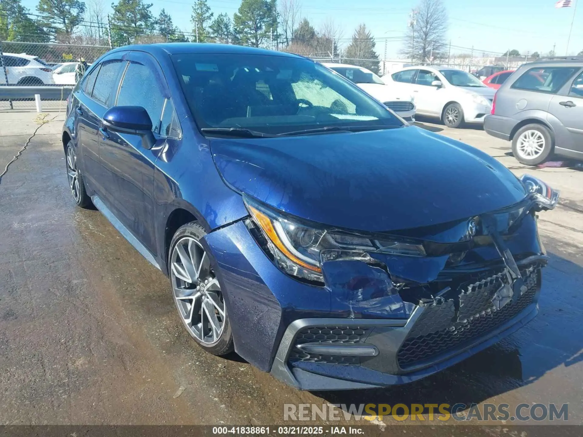 1 Фотография поврежденного автомобиля JTDS4RCE6LJ040770 TOYOTA COROLLA 2020