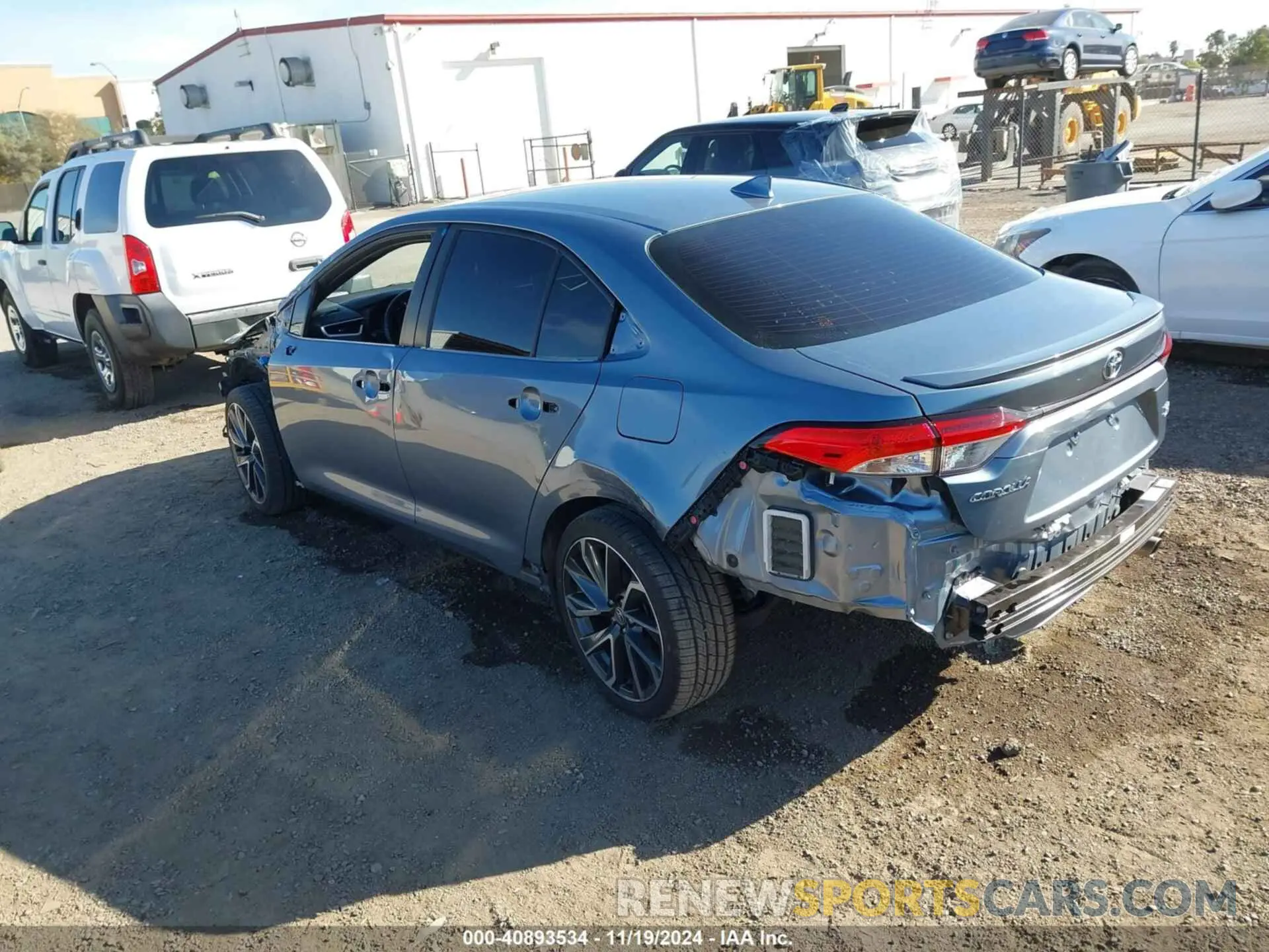3 Фотография поврежденного автомобиля JTDS4RCE6LJ047802 TOYOTA COROLLA 2020