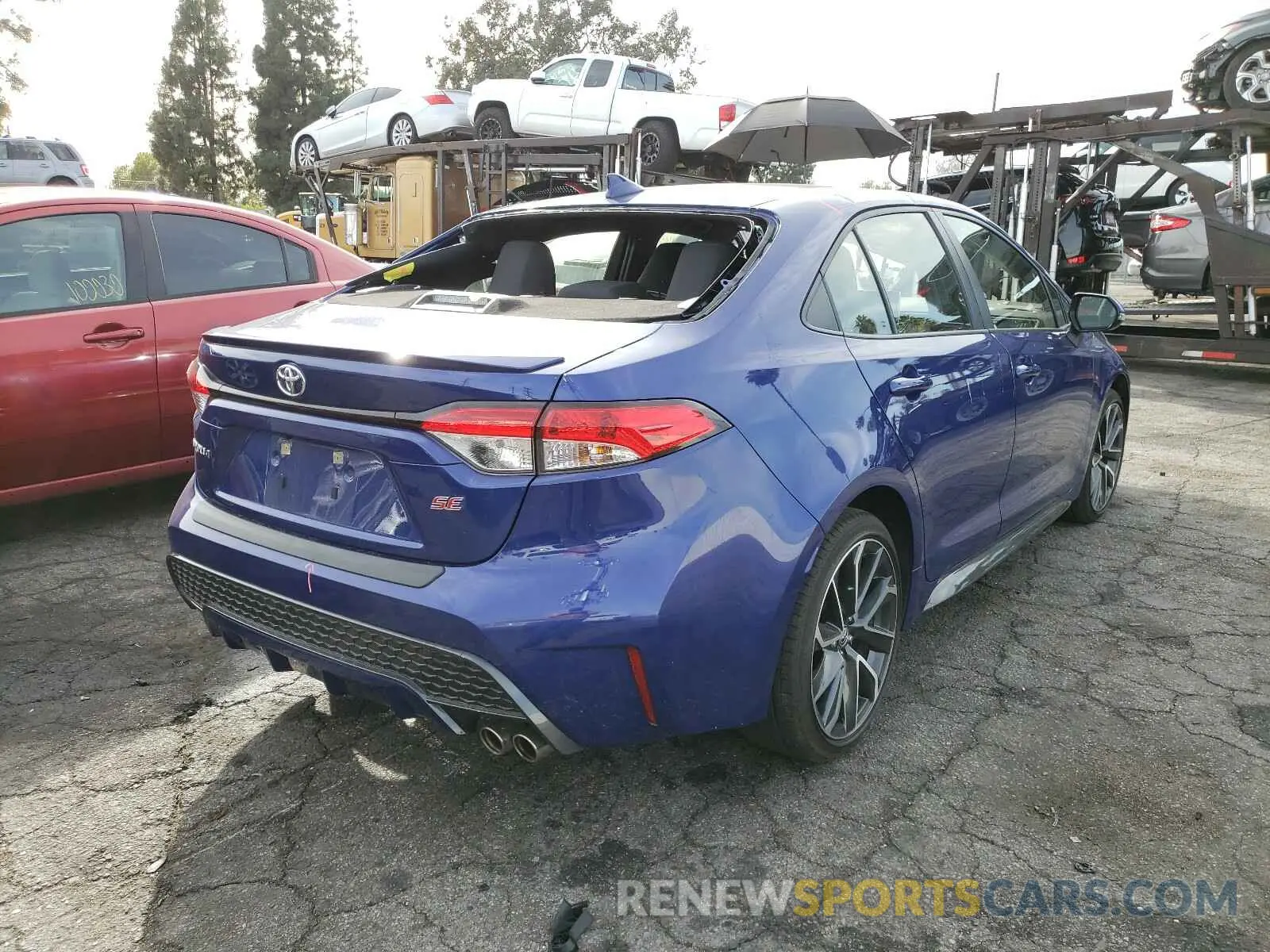 4 Photograph of a damaged car JTDS4RCE6LJ052644 TOYOTA COROLLA 2020