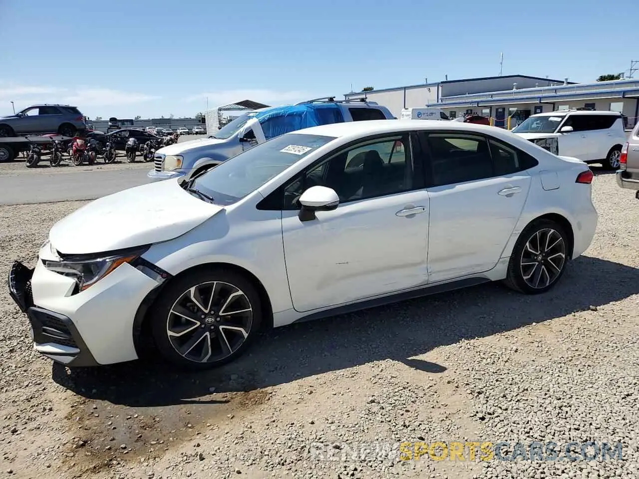 1 Photograph of a damaged car JTDS4RCE7LJ009219 TOYOTA COROLLA 2020
